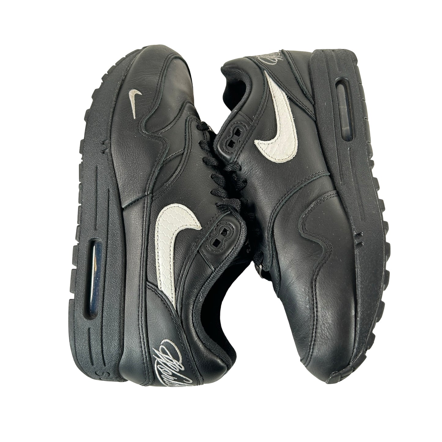 HF8813 001 Nike Air Max 1 '87 SP Supreme Black White [USED] - 8 M (Used)