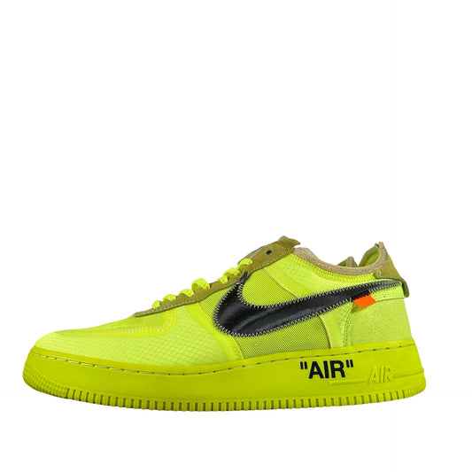 AO4606 700 Nike Air Force 1 Low Off-White Volt [USED] - 13 M (Used)