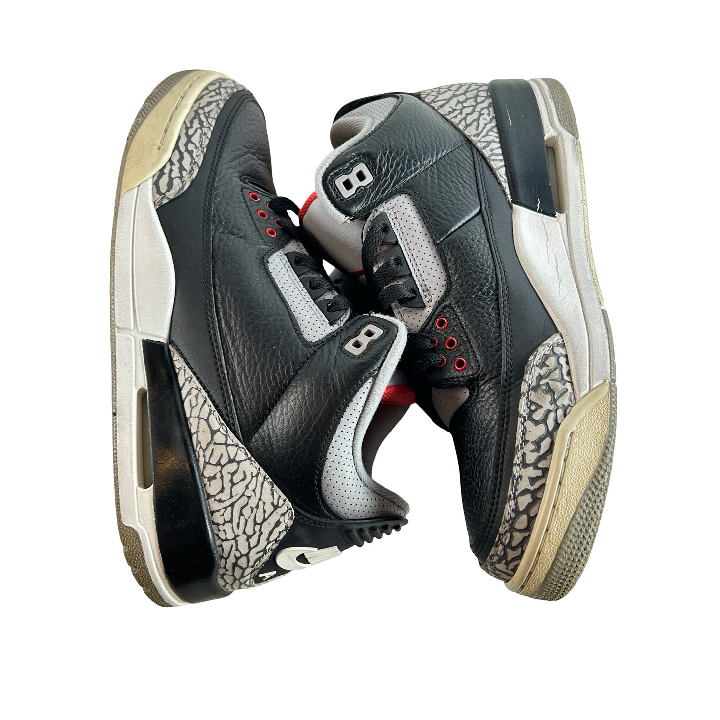 854262 001 Jordan 3 Retro Black Cement (2018) [USED] - 9.5 M (Used11)