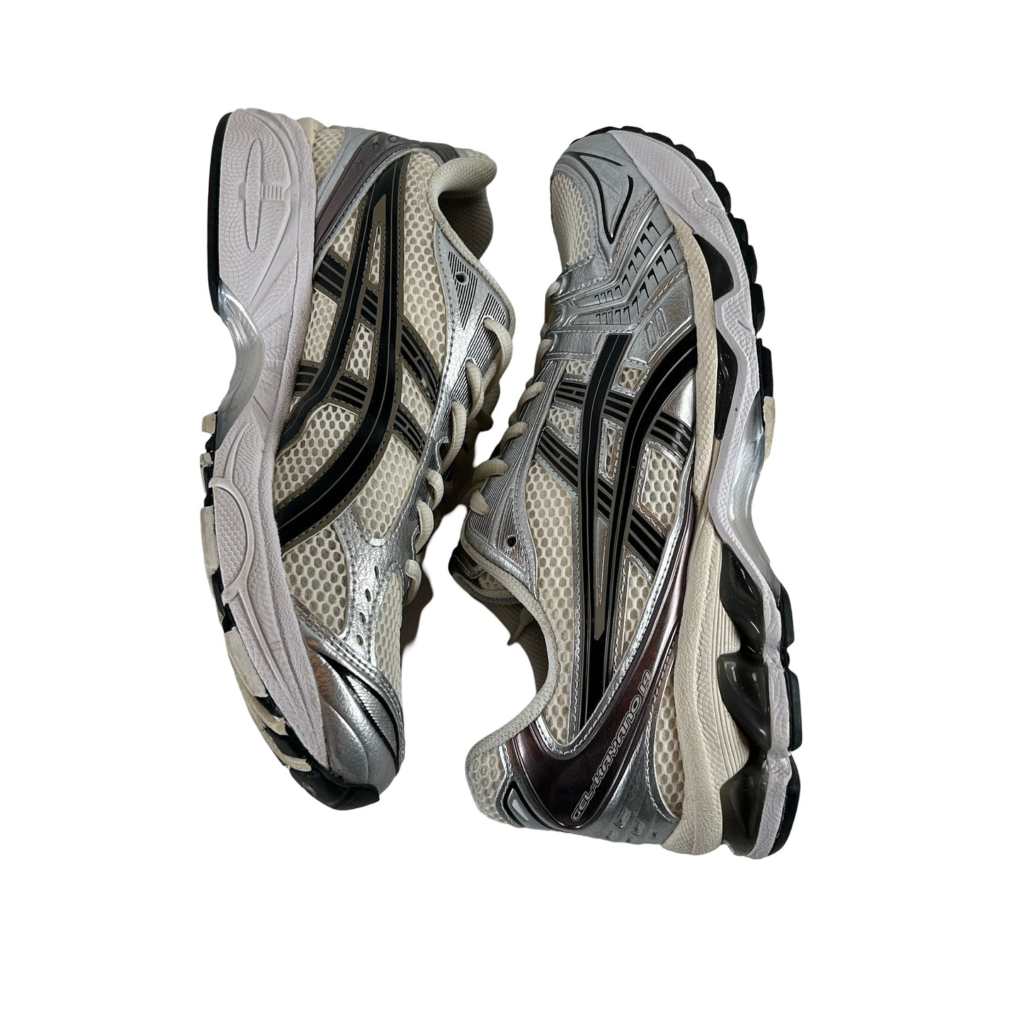 1201A019 108 ASICS Gel-Kayano 14 Crema Negro Metálico Ciruela