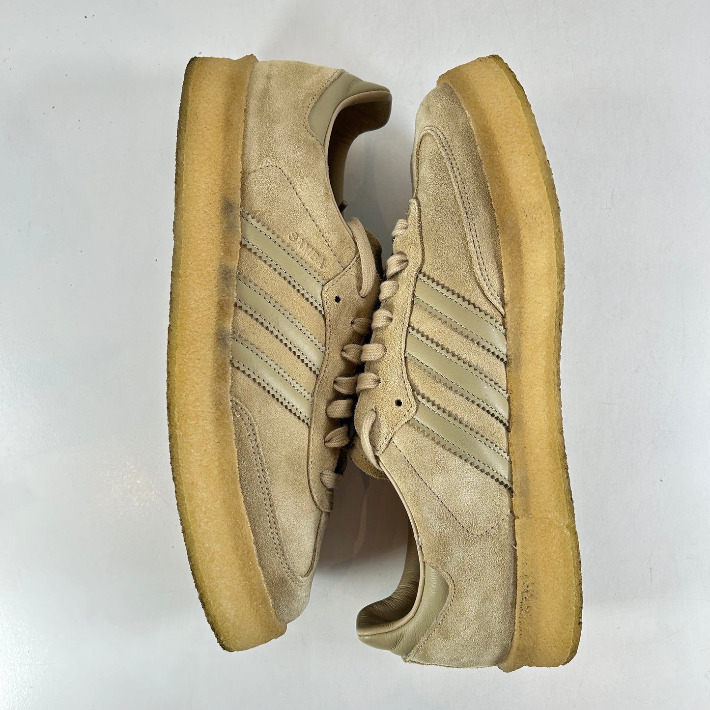 ID7298 adidas Clarks 8th Street Samba by Ronnie Fieg Savannah [USED] - 11 M (Used)