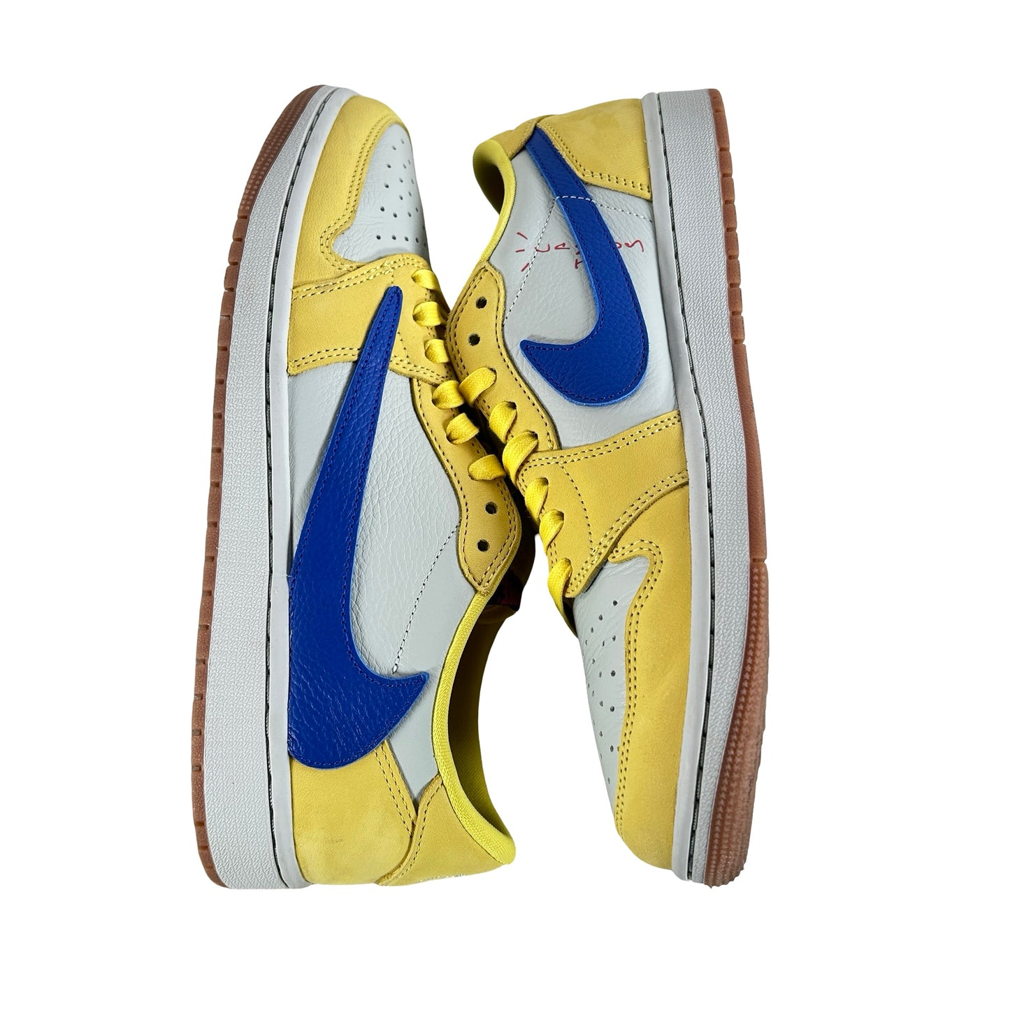 DZ4137 700 Jordan 1 Retro Low OG SP Travis Scott Canary (Women's) [USED] - 11 W (Used3)