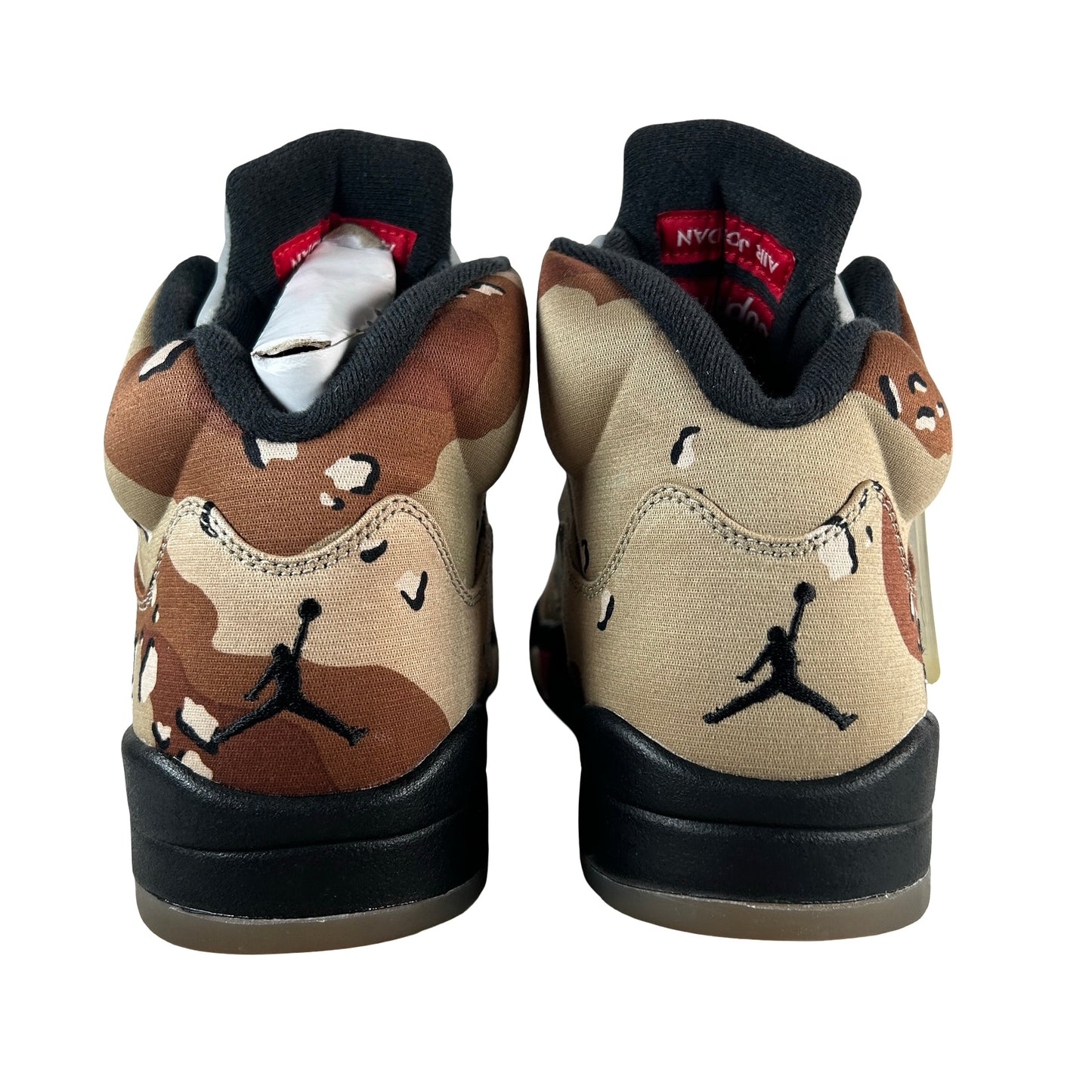 824371 201 Jordan 5 Retro Supreme Desert Camo - 9 M (Ashy Soles)