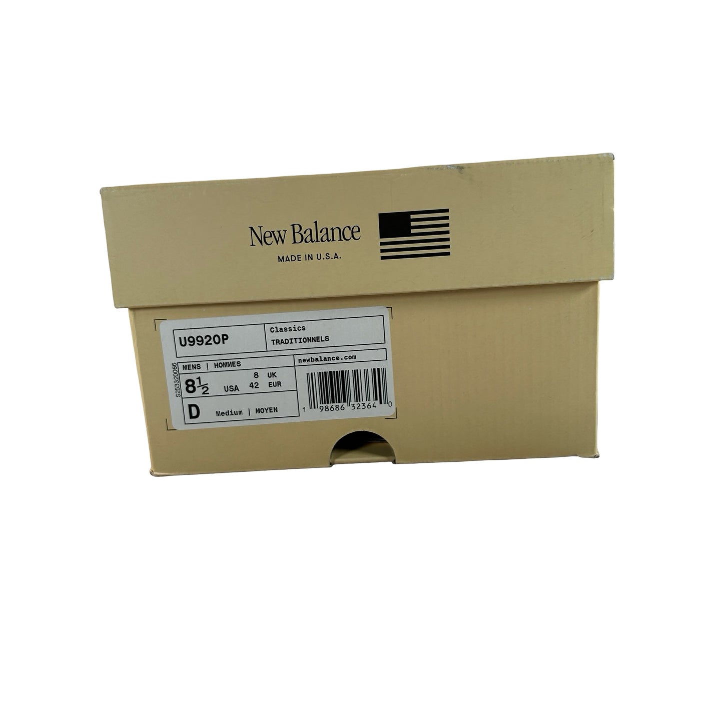 U9920P New Balance 992 MiUSA Dark Ice Wine Black [USED] - 8.5 M (Used)
