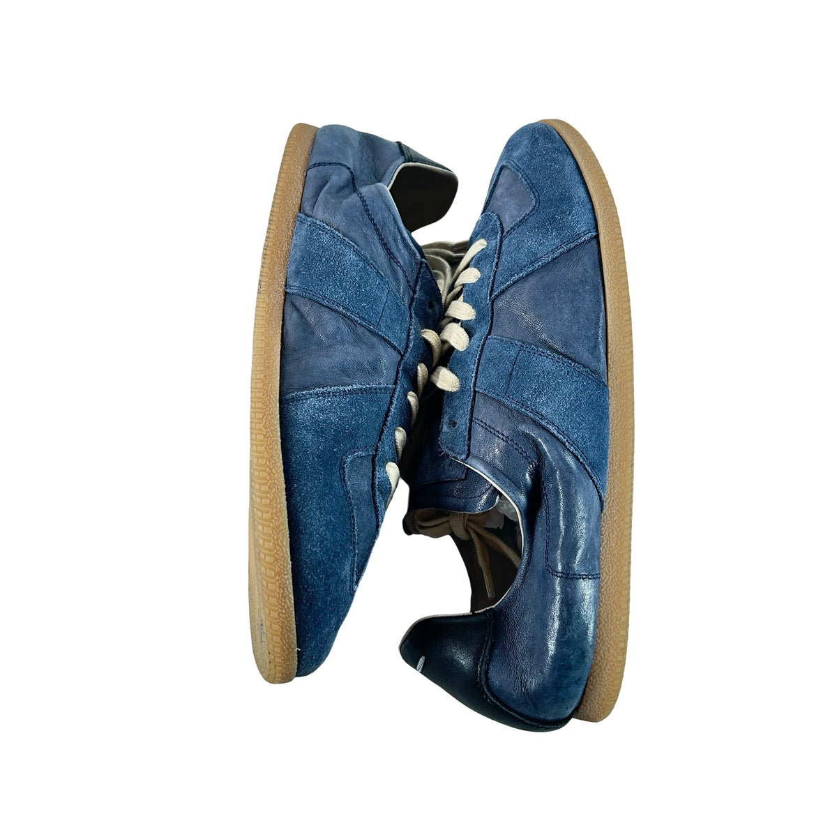 S57WS0557 Maison Margiela Replica Soft Sneakers Navy [USED] - EU 45 (Used)