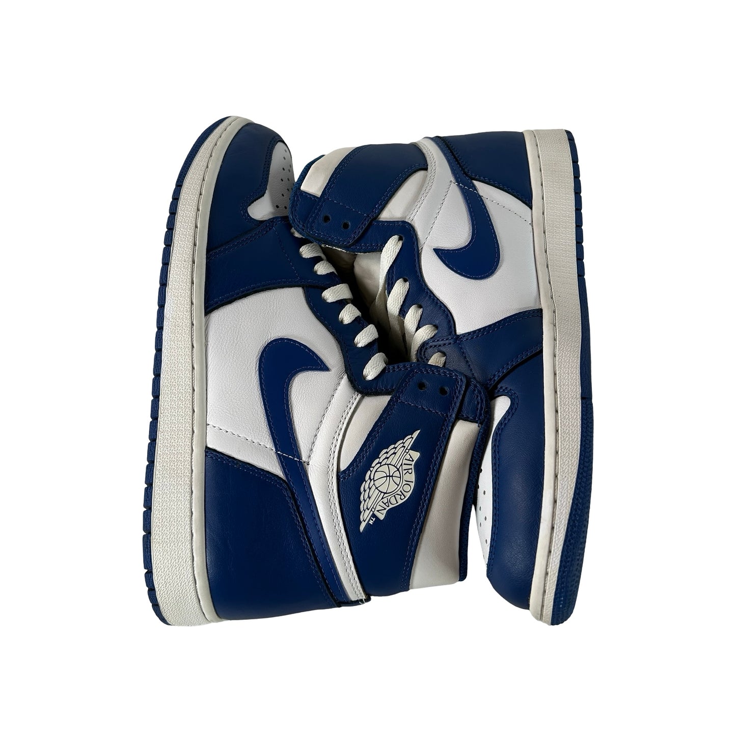 555088 127 Jordan 1 Retro Storm Blue [USED] - 10.5 M (Used3) (No Box3)