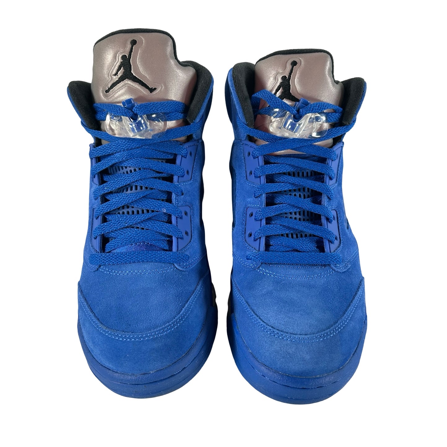 136027 401 Jordan 5 Retro Blue Suede [USED] - 8.5 M (Used)