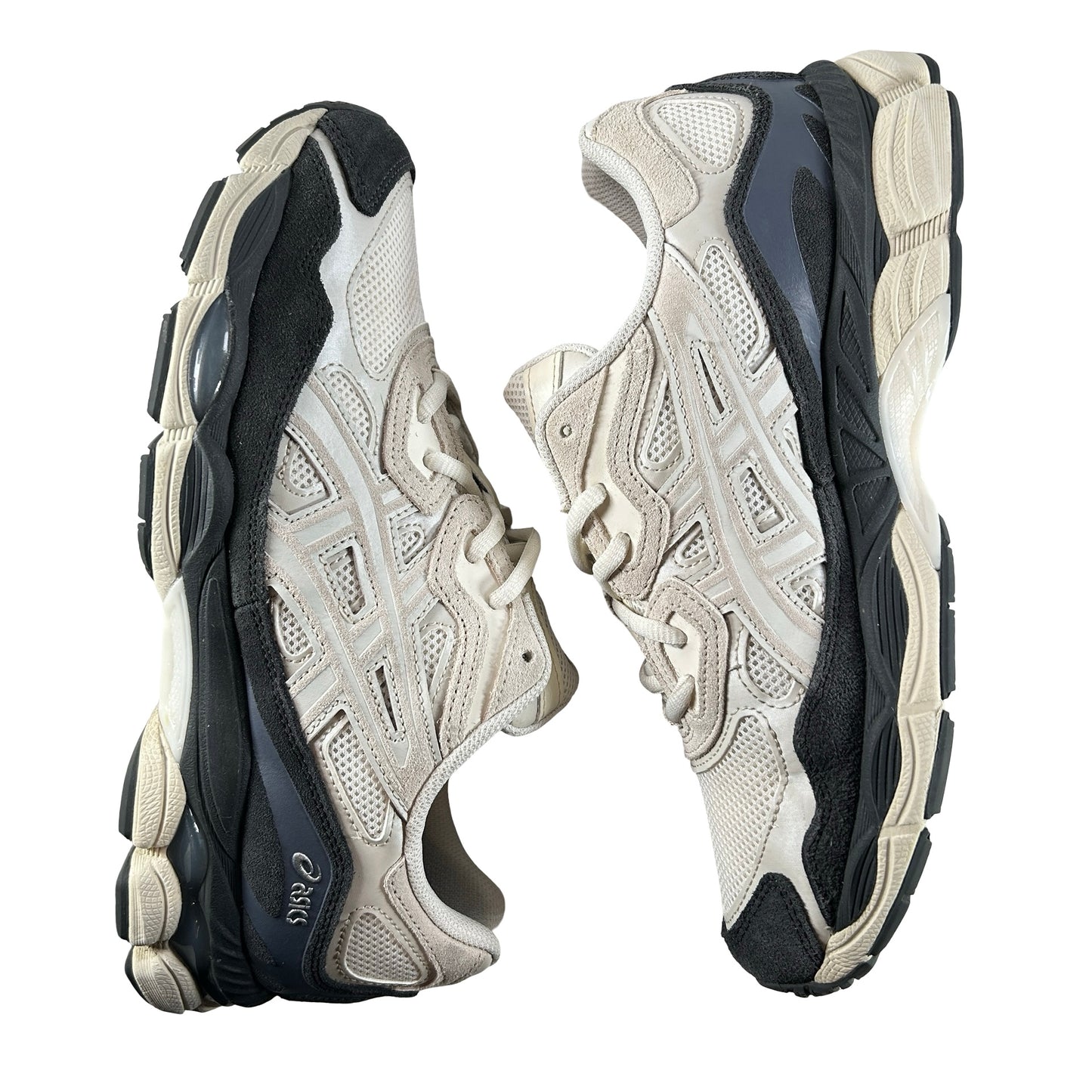 1203A383 111 ASICS Gel-NYC White Smoke Grey [USED] - 9 M (Used)