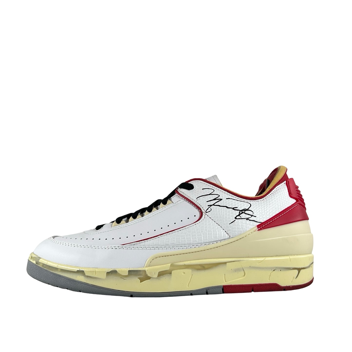 DJ4375 106 Jordan 2 Retro Low SP Off-White White Red [USED] - 10.5 M (Used2)