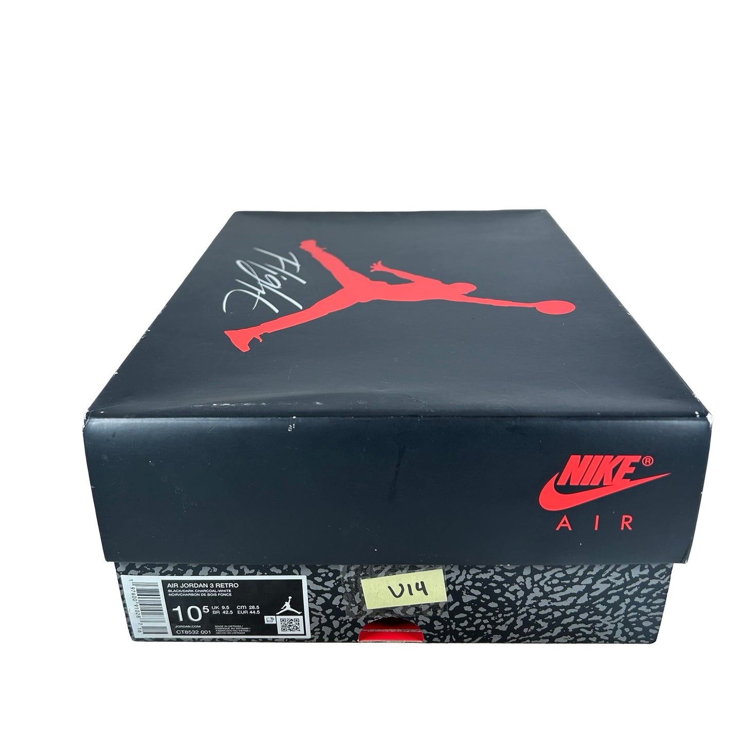 CT8532 001 Jordan 3 Retro Black Cat (2025) [USED] - 10.5 M (Used14)