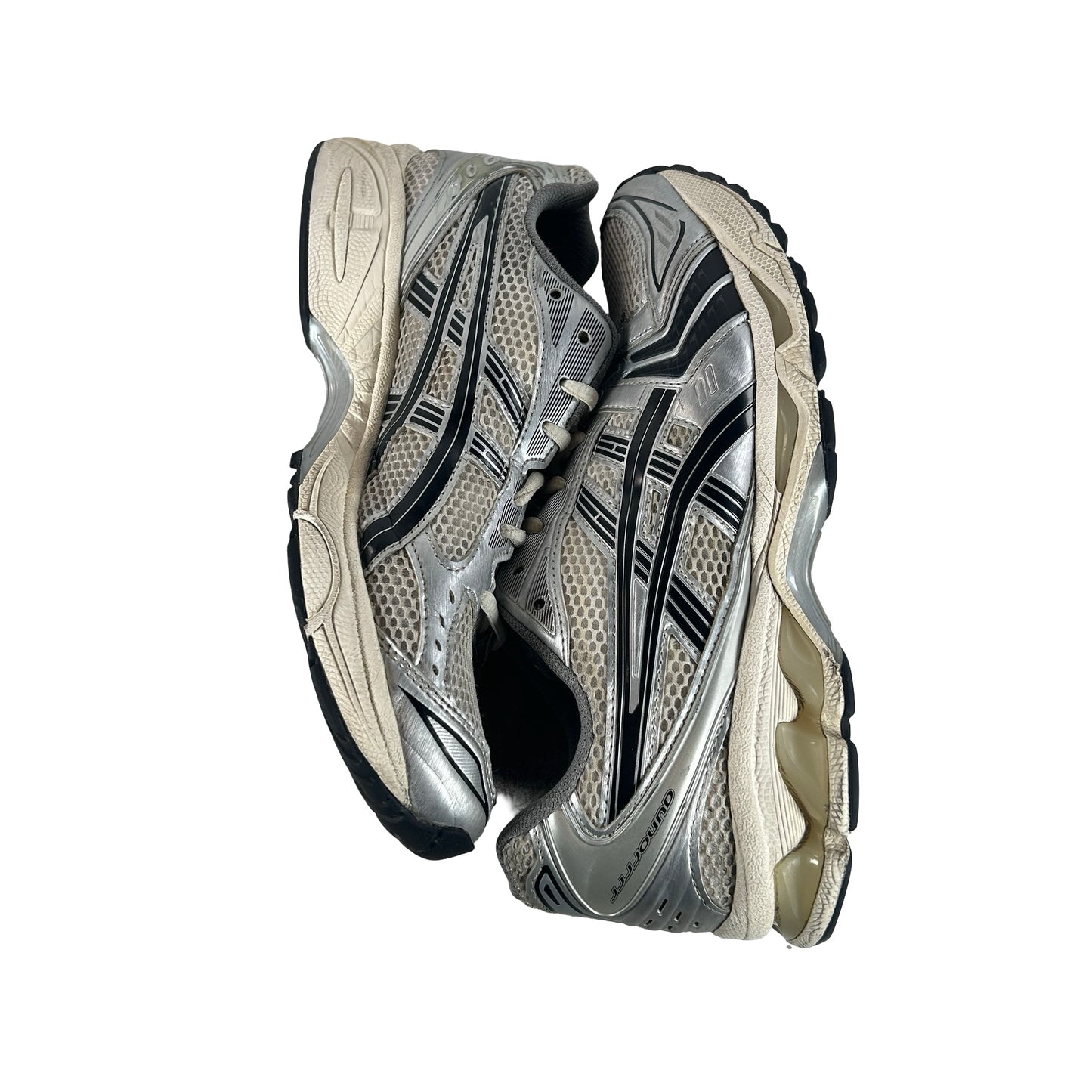1201A457 101 ASICS Gel-Kayano 14 JJJJound Silver Black [USED] - 8.5 M (Used)