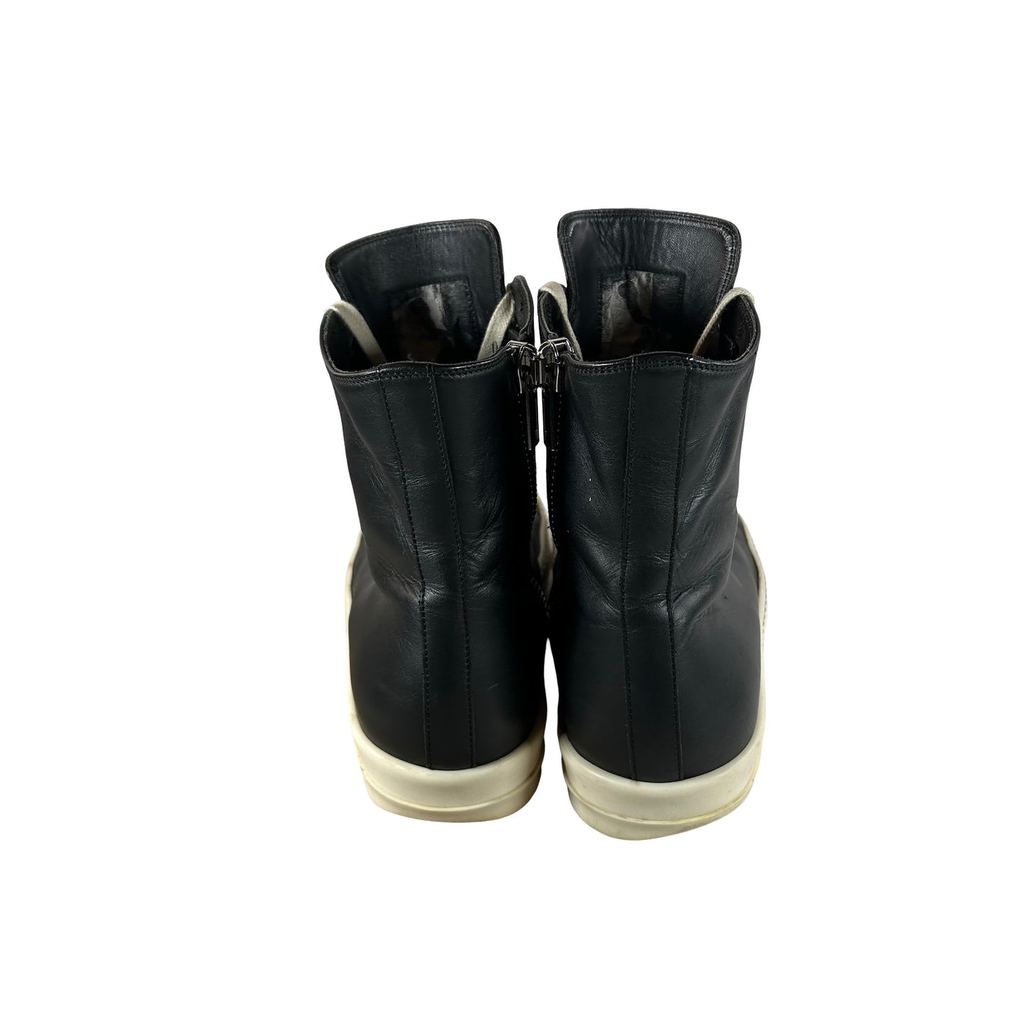 RU01C4890 LPO 911 Rick Owens EDFU High 'Black Milk' [USED] - EU 42 (Used)