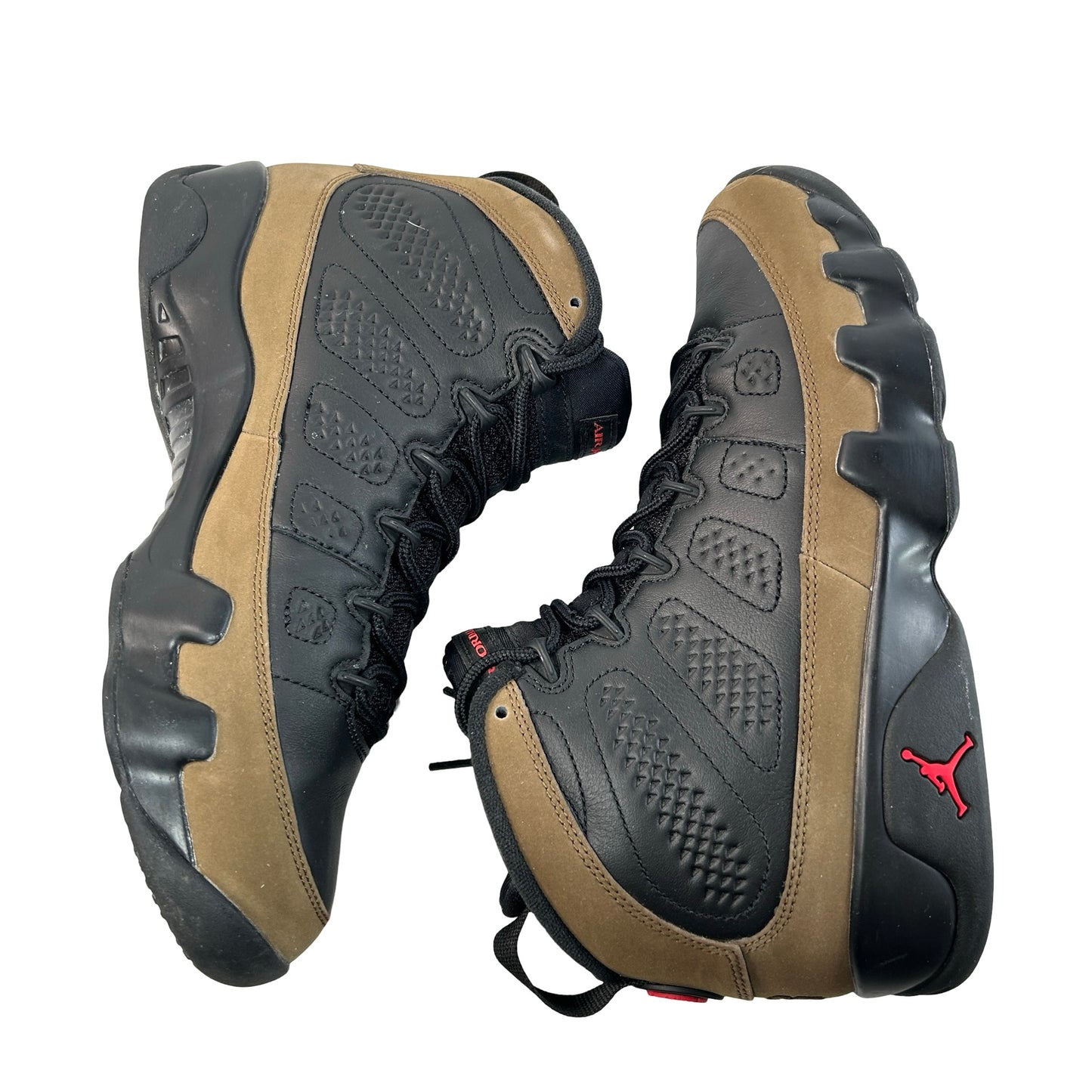 HV4794 030 Air Jordan 9 Retro Olive (2024) [USED] - 9.5 M (Used4)