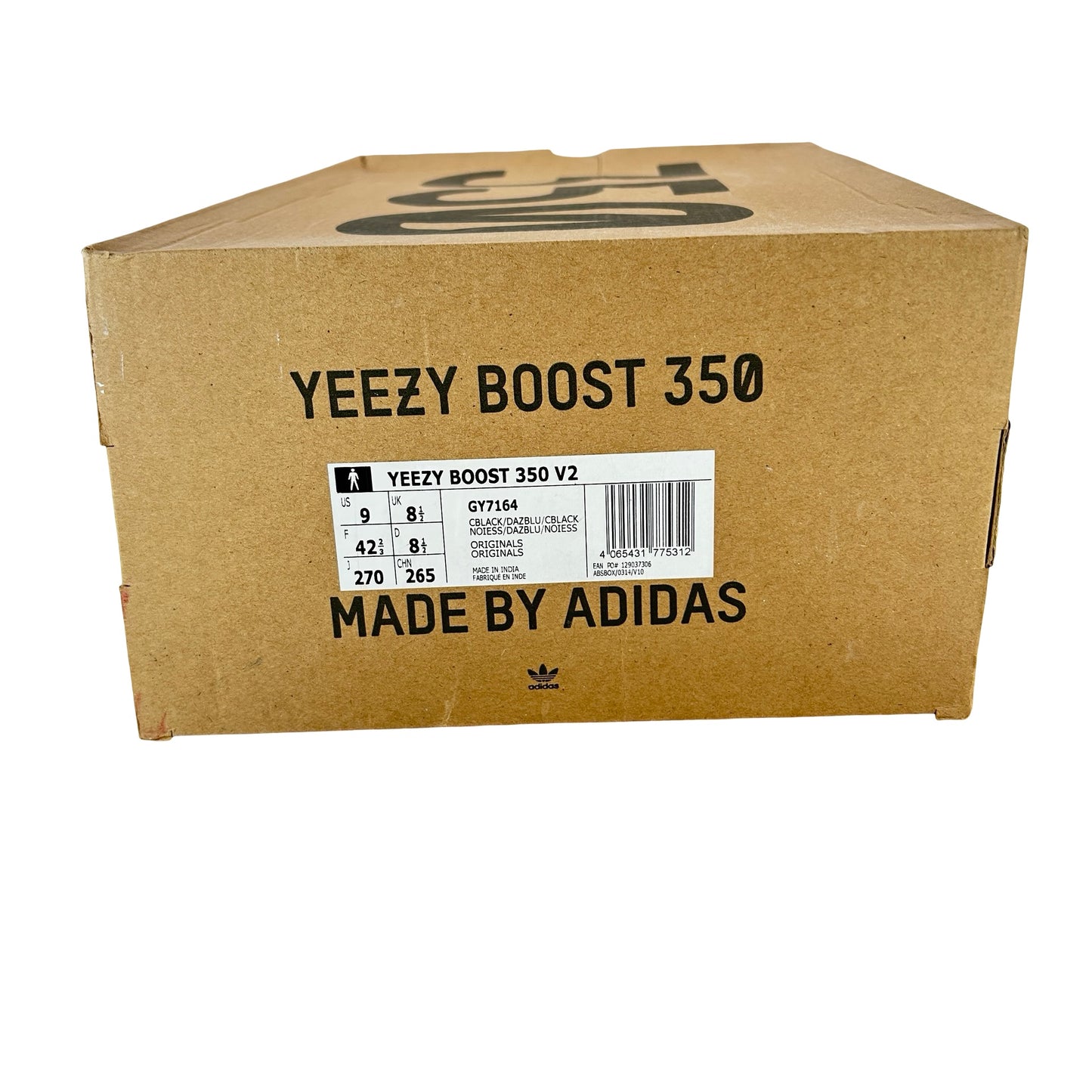 GY7164 adidas Yeezy Boost 350 V2 Dazzling Blue [USED] - 9 M (Used)