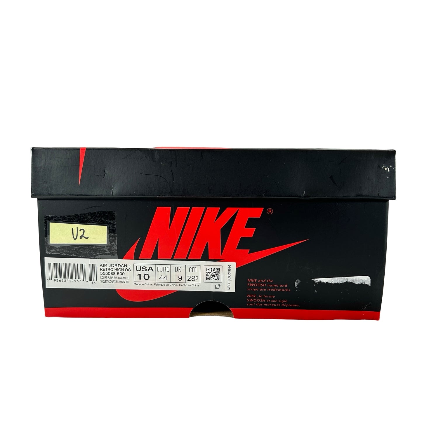 555088 500 Jordan 1 Court Purple [USED] - 10 M (Used2)