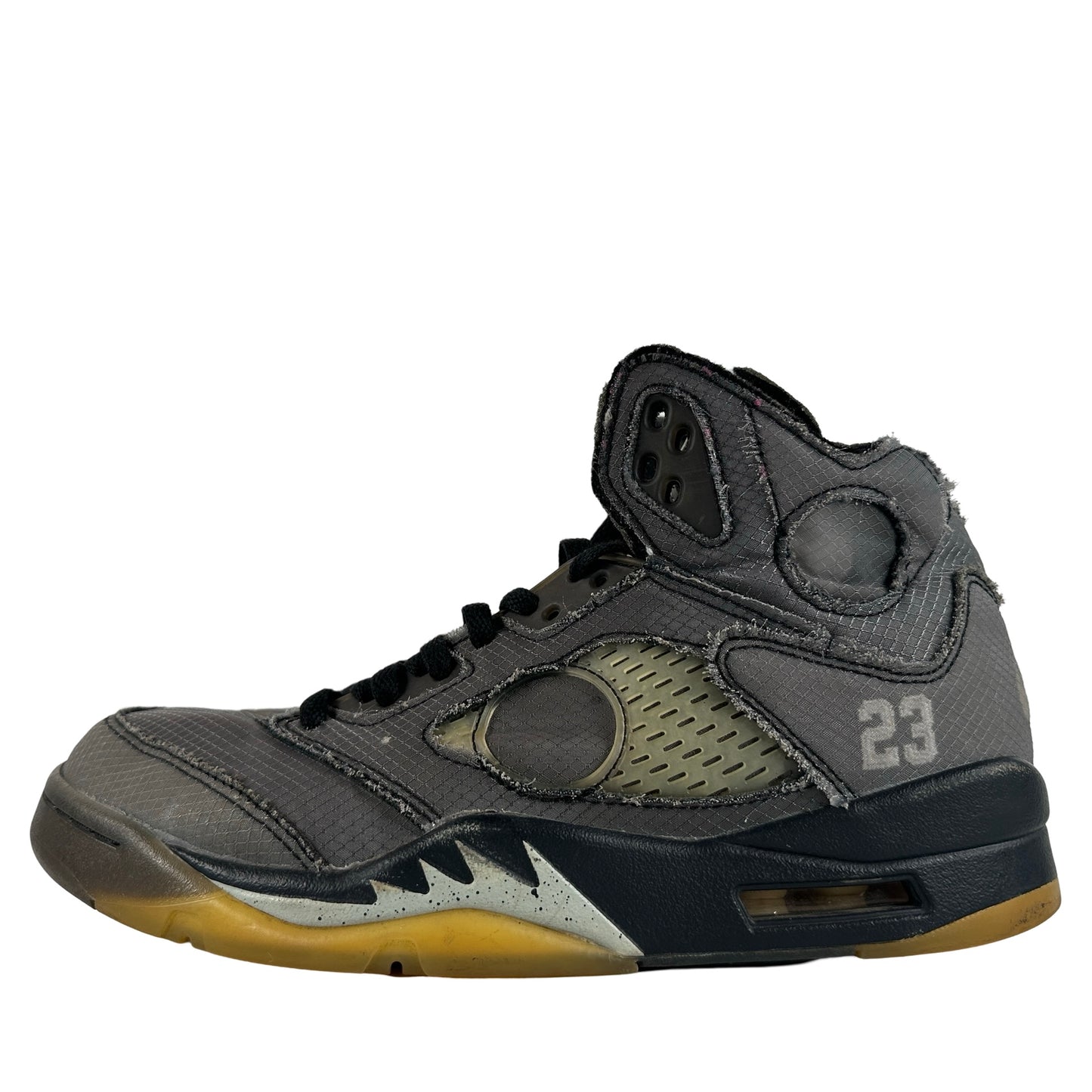 CT8480 001 Jordan 5 Off-White Black [USED] - 9 M (Used5)