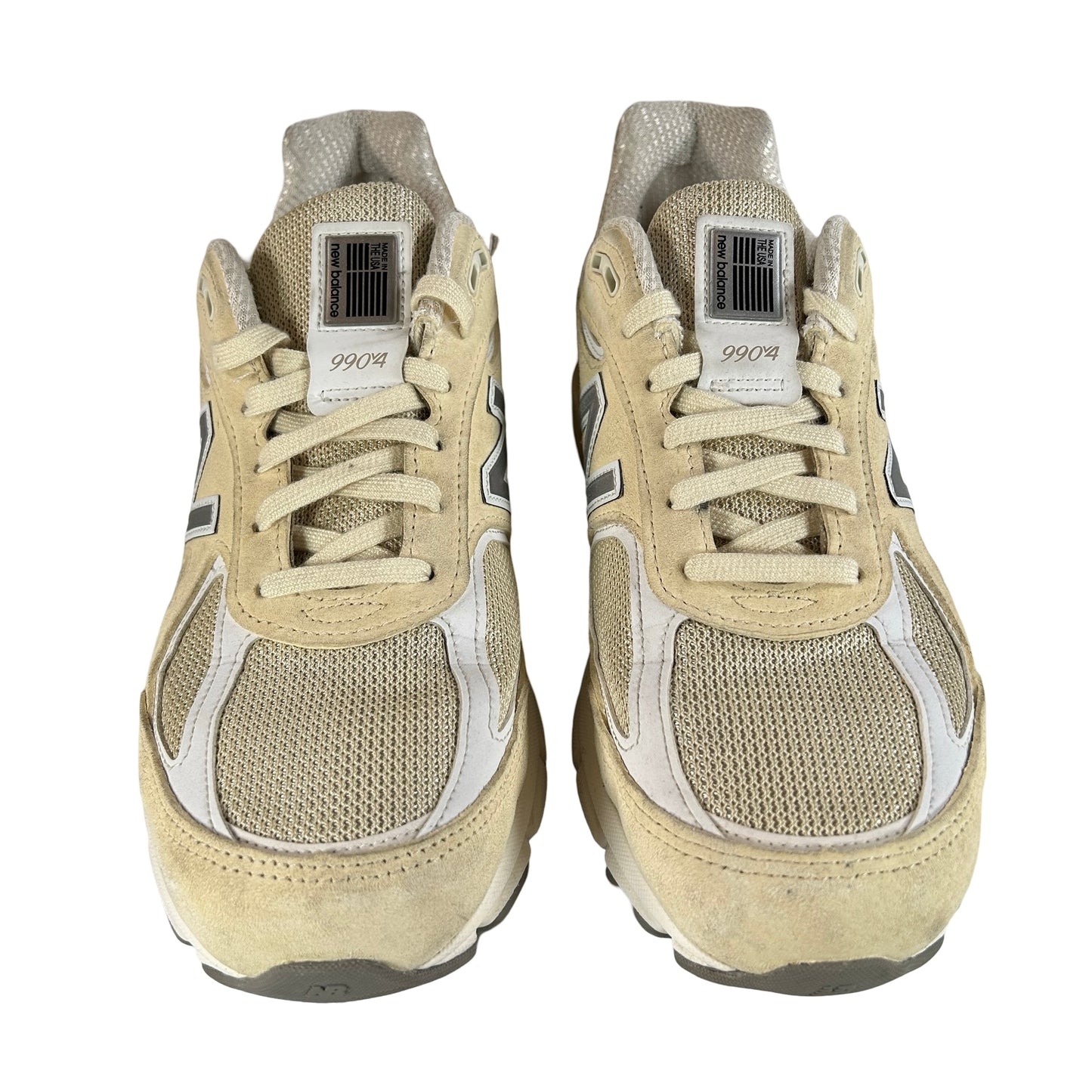 U990TE4 New Balance 990v4 MiUSA Limestone [USED] - 9.5 M (Used)