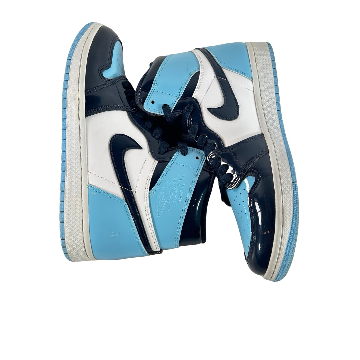 CD0461 401 Jordan 1 Retro High UNC Patent (Women's) [USED] - 9 W (Used)