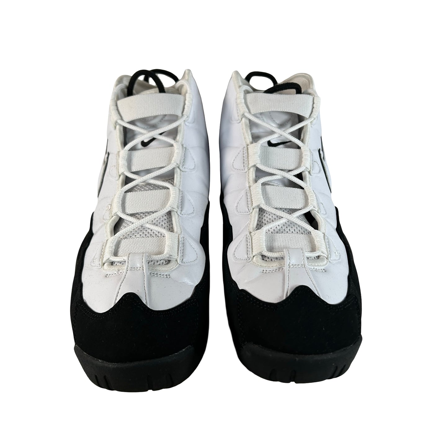 311090 100 Nike Air Max Uptempo 95 White Black Teal [USED] - 13 M (Used) (No Box)