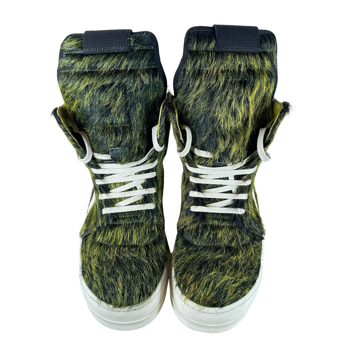 RU02C7894 LHLCPO 5211 Rick Owens Luxor Geobasket Acid Melange Pony [USED] - EU 42 (Used)