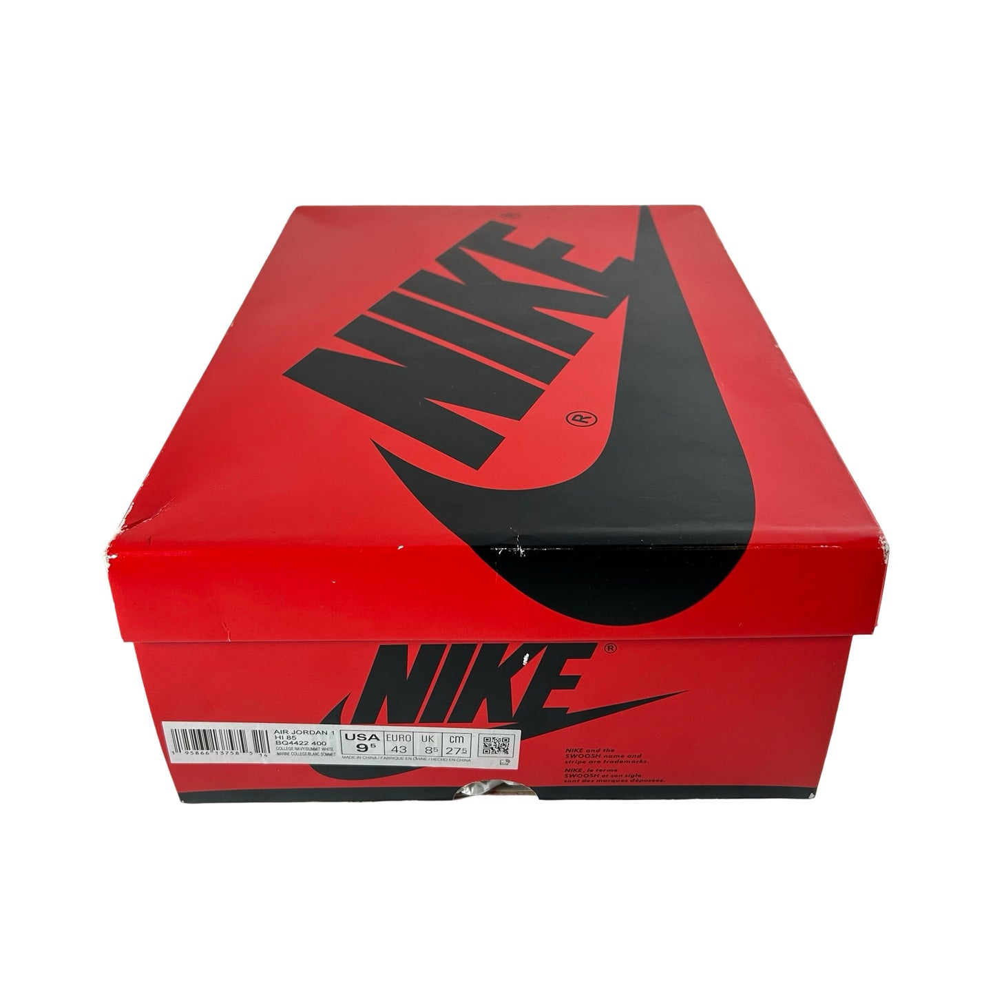 BQ4422 400 Jordan 1 High 85 Georgetown [CONDITIONAL] - 9.5 M (Right Toe Box Spot)