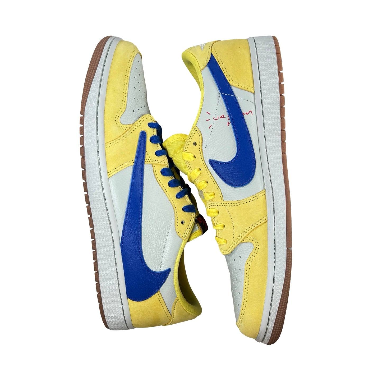 DZ4137 700 Jordan 1 Retro Low OG SP Travis Scott Canary (Women's) [USED] - 13 W (Used)
