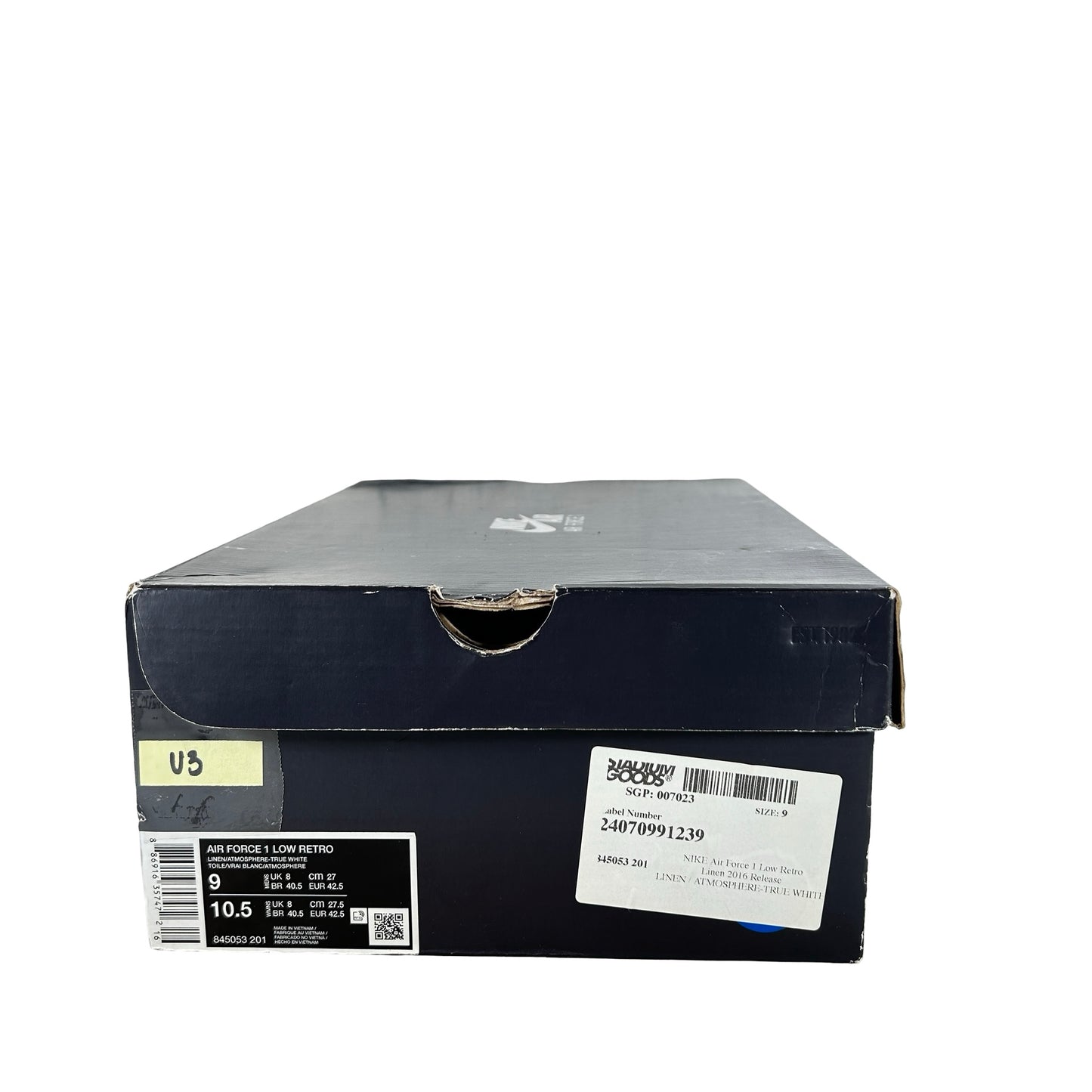 845053 201 Nike Air Force 1 Low Linen (2024) [USED] - 9 M (Used3)