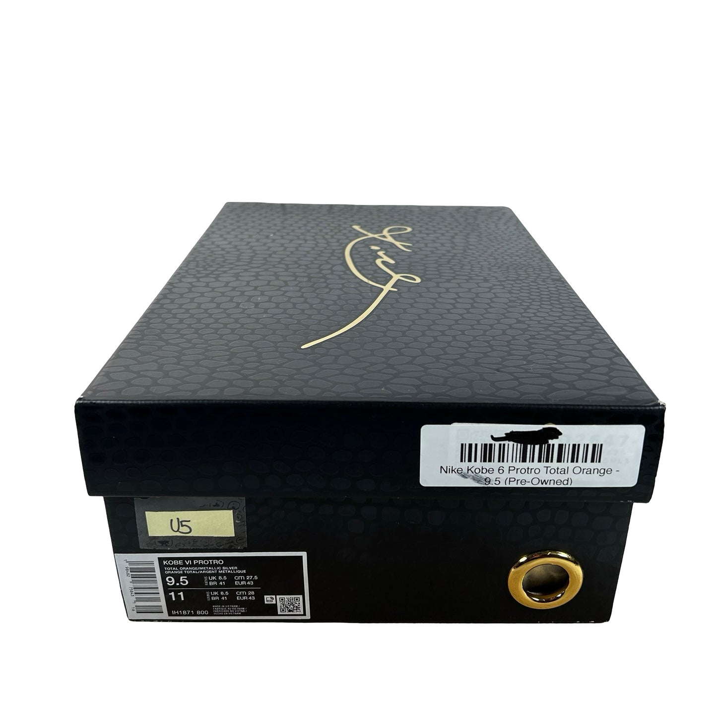 IH1871 800 Nike Kobe 6 Protro Total Orange [USED] - 9.5 M (Used5)