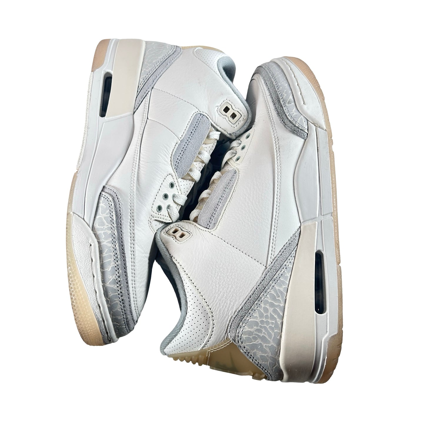 FJ9479 100 Jordan 3 Retro Craft Ivory [USED] - 9 M (Used) (No Box)