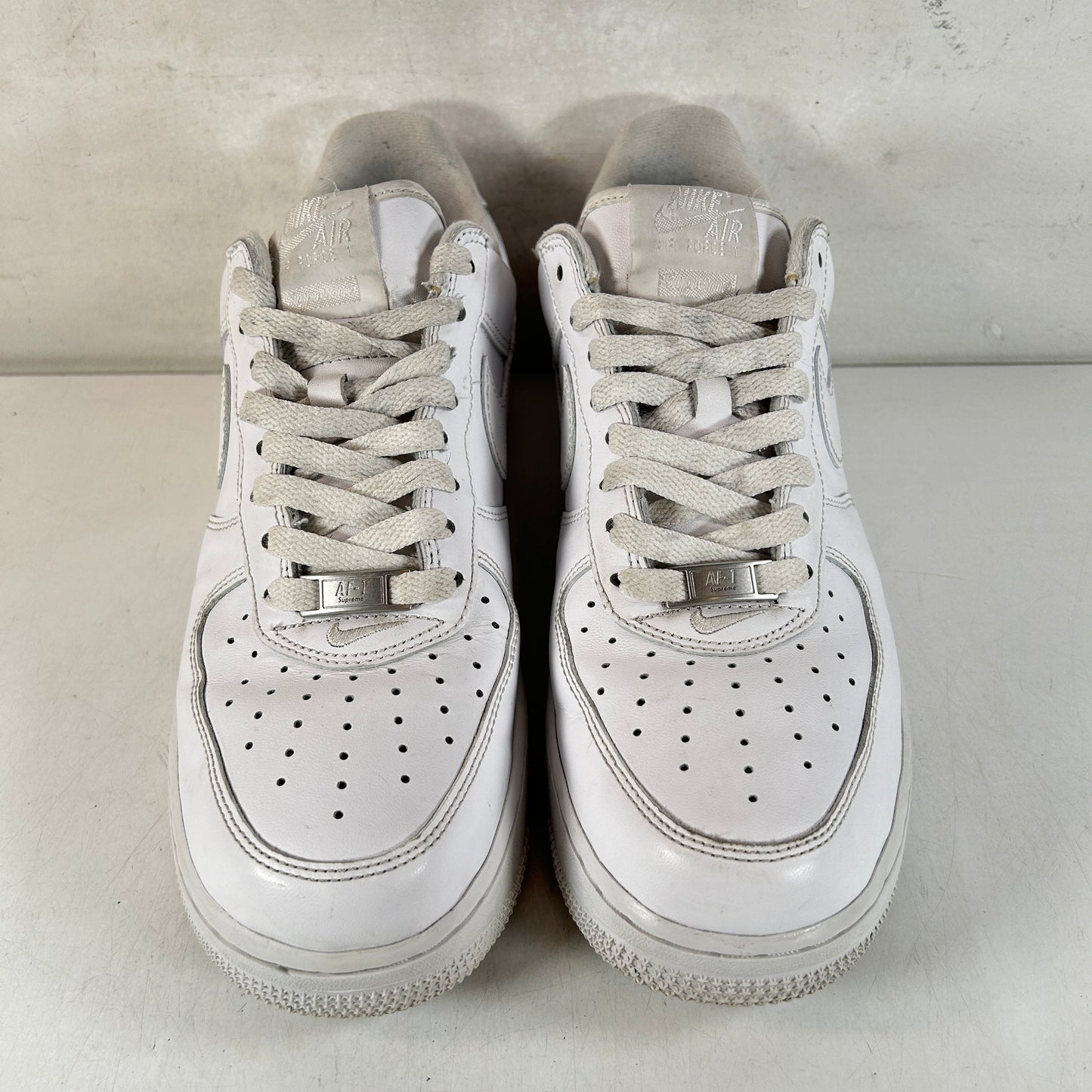 CU9225 100 Nike Air Force 1 Low Supreme White [USED] - 8 M (Used2)