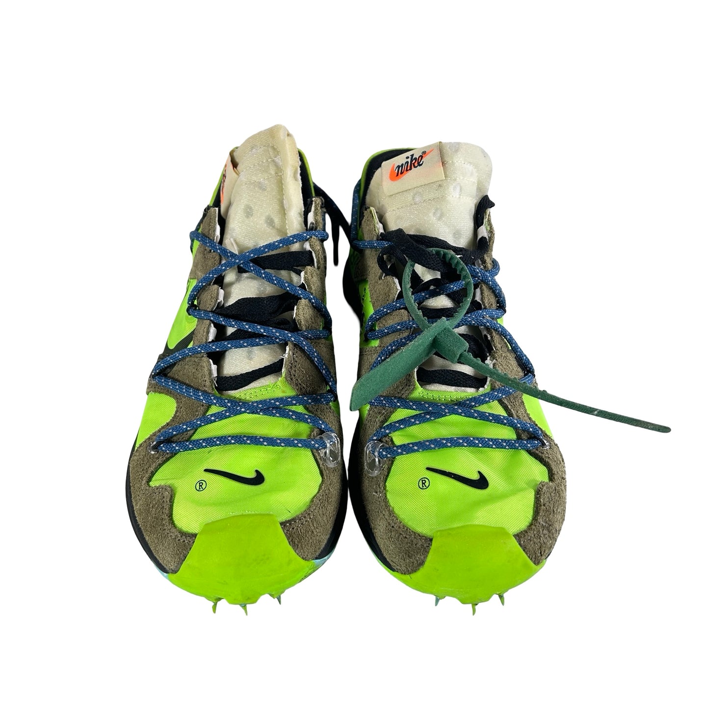 CD8179 300 Nike Zoom Terra Kiger 5 OFF-WHITE Electric Green (Women's) [USED] - 11.5 W / 10 M (Used)