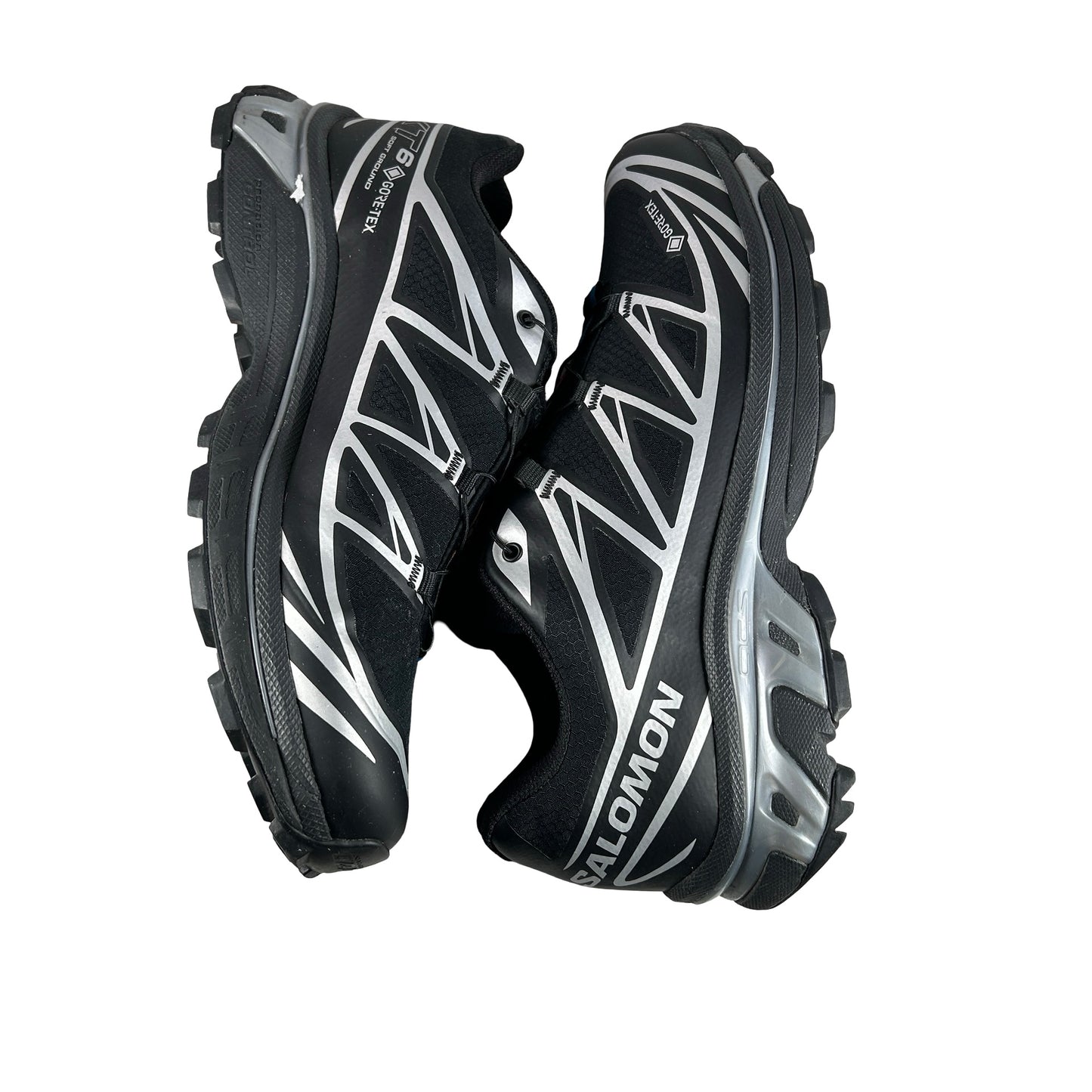 L47450600 Salomon XT-6 Gore-Tex Black Silver [USED] - 9 M (Used)