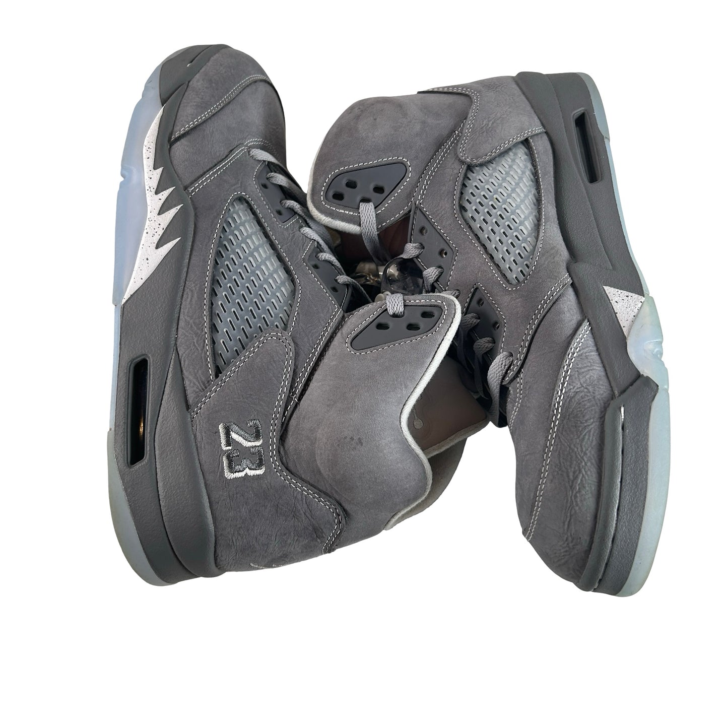 DD0587 002 Jordan 5 Retro Wolf Grey (2026) [USED] - 12 M (Used3)