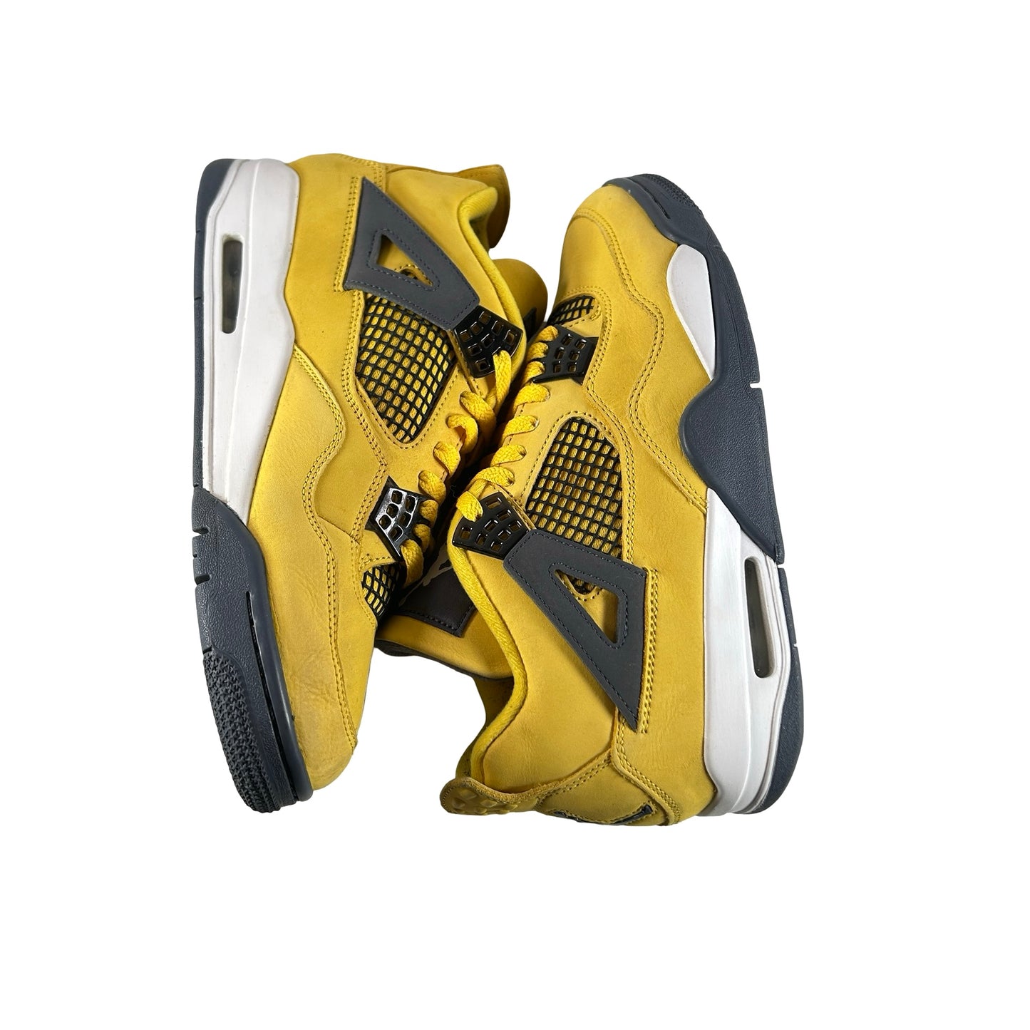 CT8527 700 Jordan 4 Retro Lightning (2021) [USED] - 8.5 M (Used) (No Box) (B-Grade)