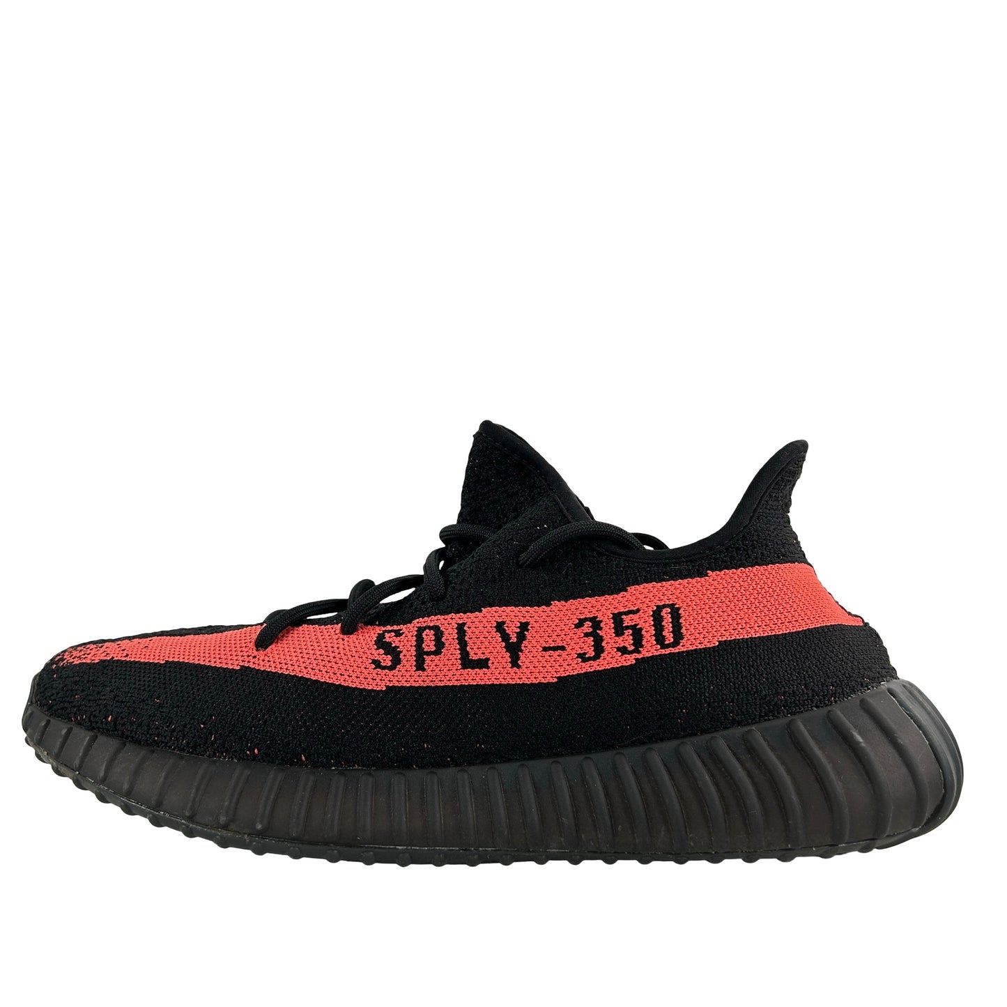 BY9612 Yeezy Boost 350 V2 Core Black Red [USED] - 10.5 M (Used)