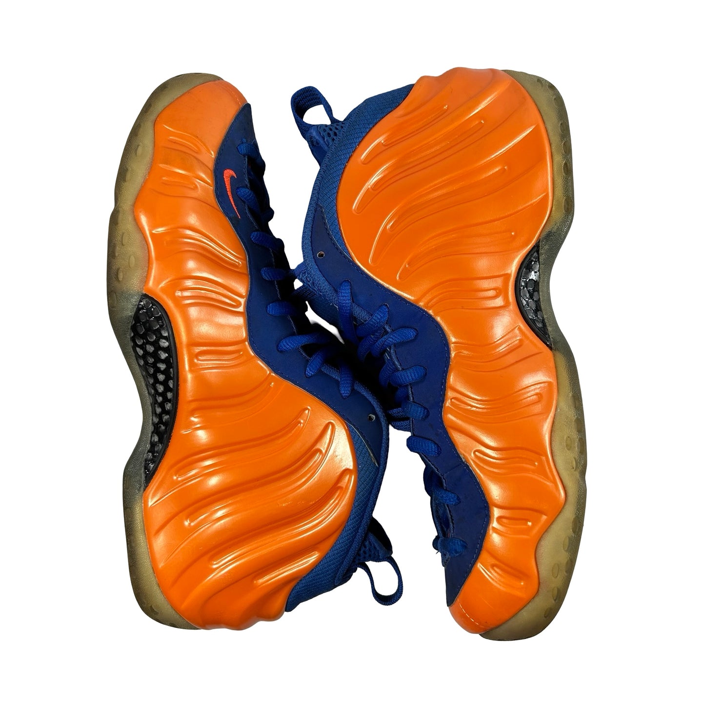 314896 801 Nike Air Foamposite One Knicks [USED] - 9.5 M (Used) (No Box)