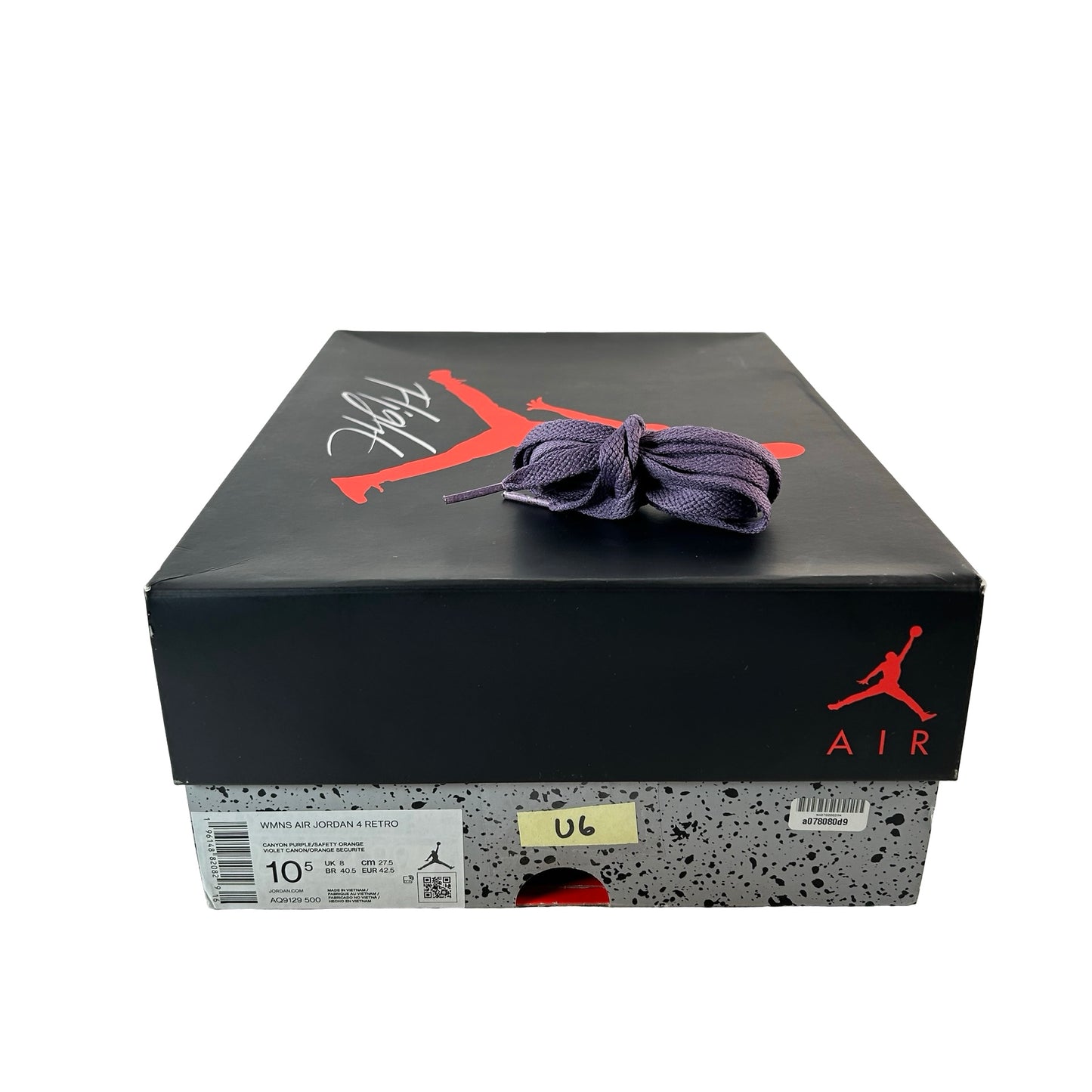 AQ9129 500 Jordan 4 Retro Canyon Purple (Women's) [USED] - 10.5 W (Used6)