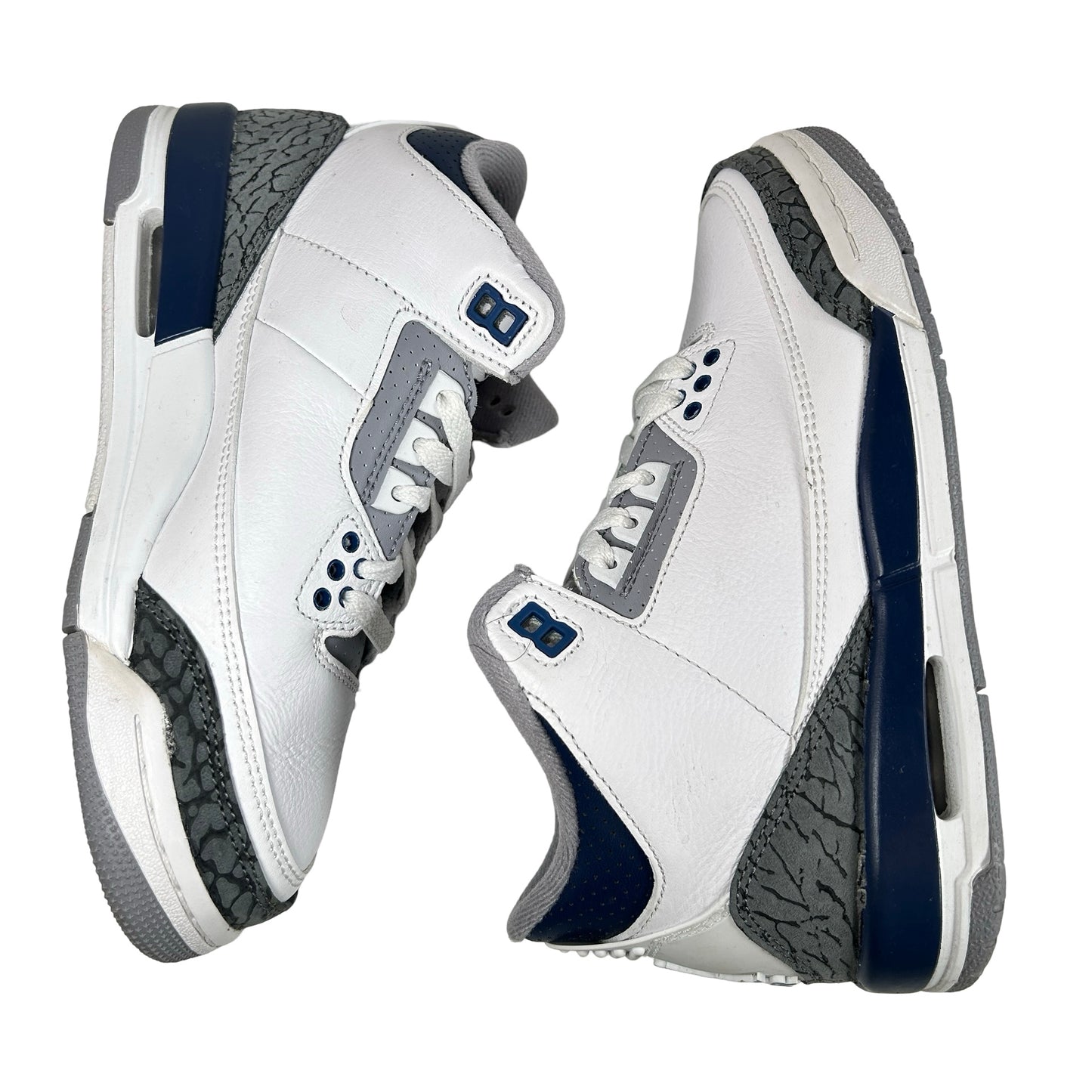 DM0967 140 Jordan 3 Retro Midnight Navy (GS) [USED] - 4.5 Y (Used)