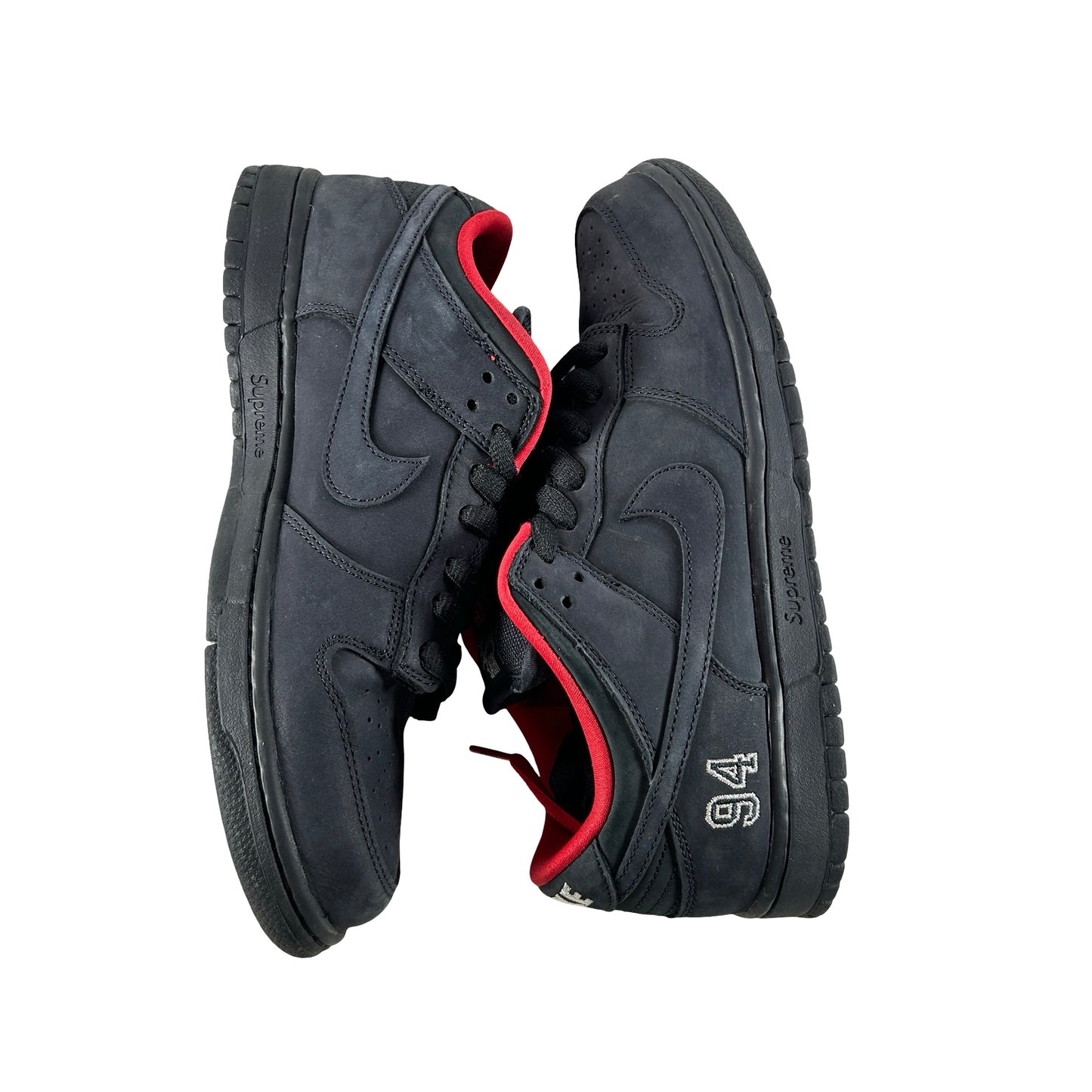 HQ8487 001 Nike SB Dunk Low Supreme 94 Black [USED] - 10 M (Used) (No Box)