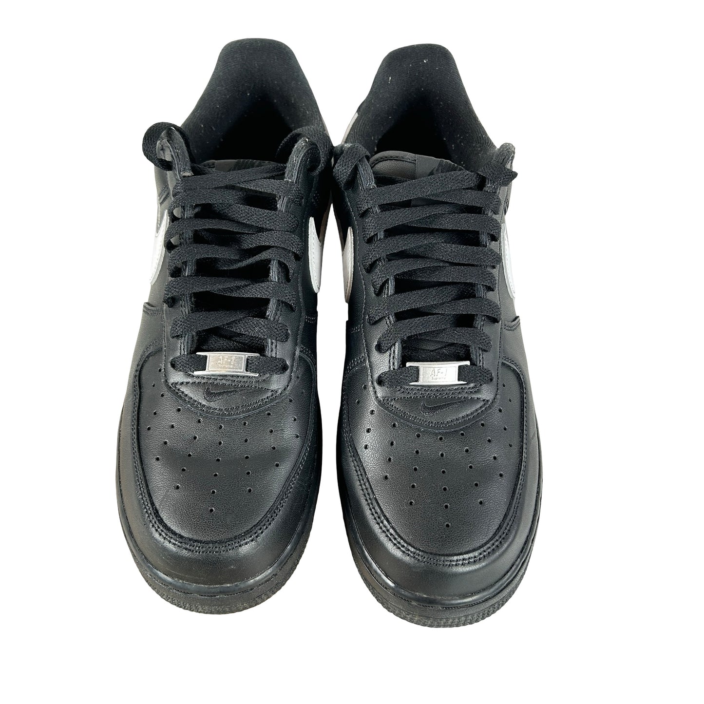 CU9225 002 Nike Air Force 1 Low Supreme Black White [USED] - 10 M (Used2)