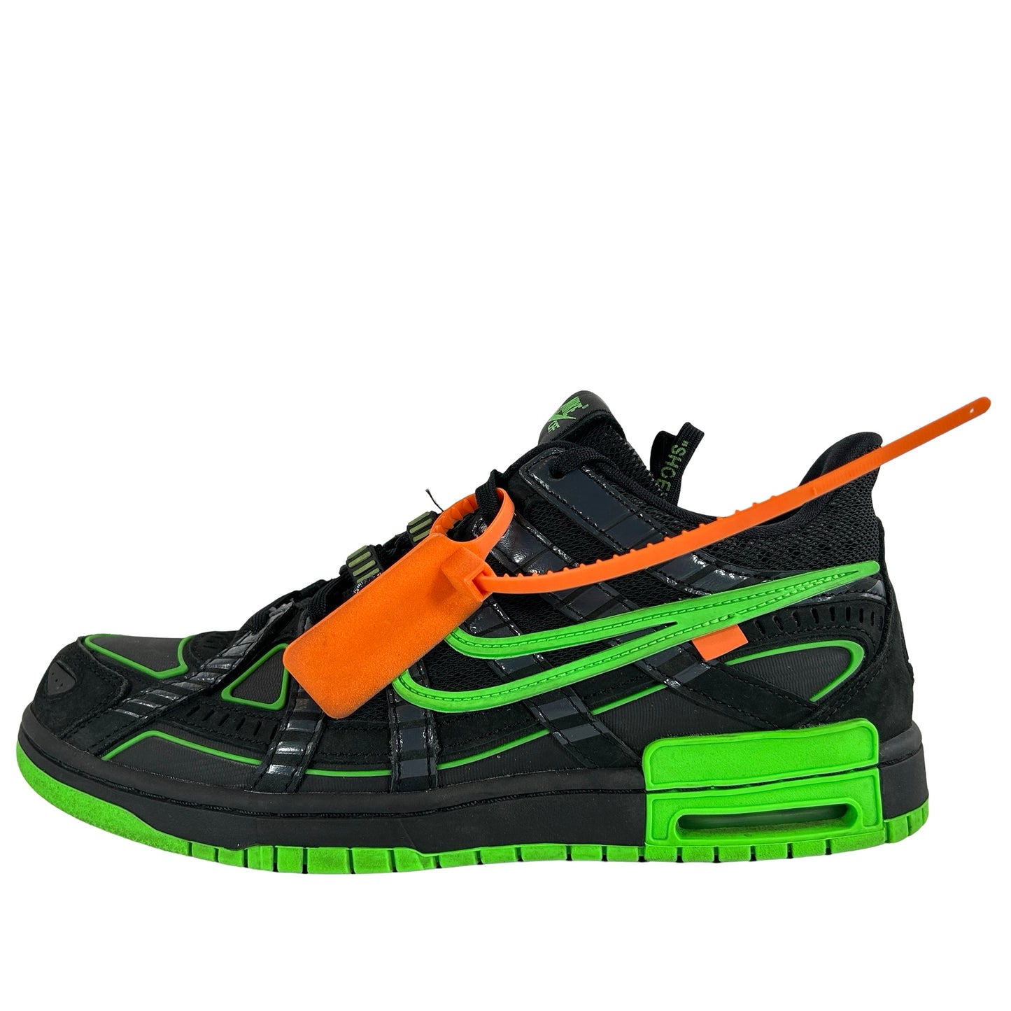 CU6015 001 Nike Air Rubber Dunk Off-White Green Strike [USED] - 10.5 M (Used)