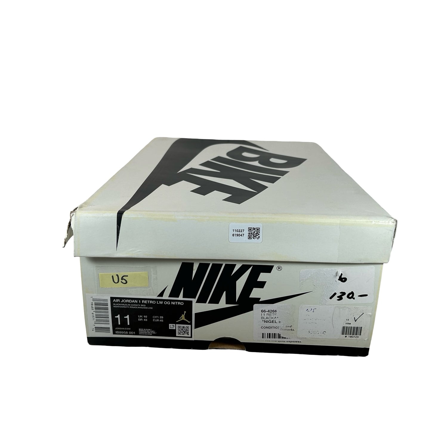 IB8958 001 Jordan 1 Retro Low OG Nigel Sylvester Nitro Better With Time [USED] - 11 M (Used5)