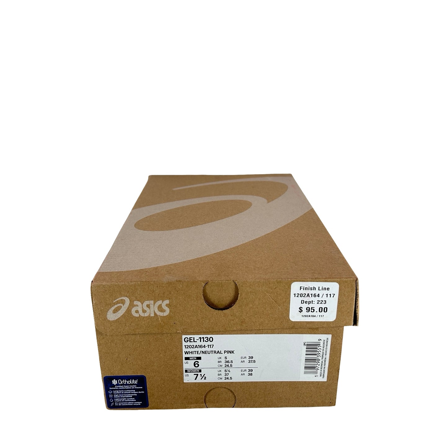 1202A164 117 ASICS Gel-1130 White Neutral Pink (Women's) [USED] - 7.5 W (Used)