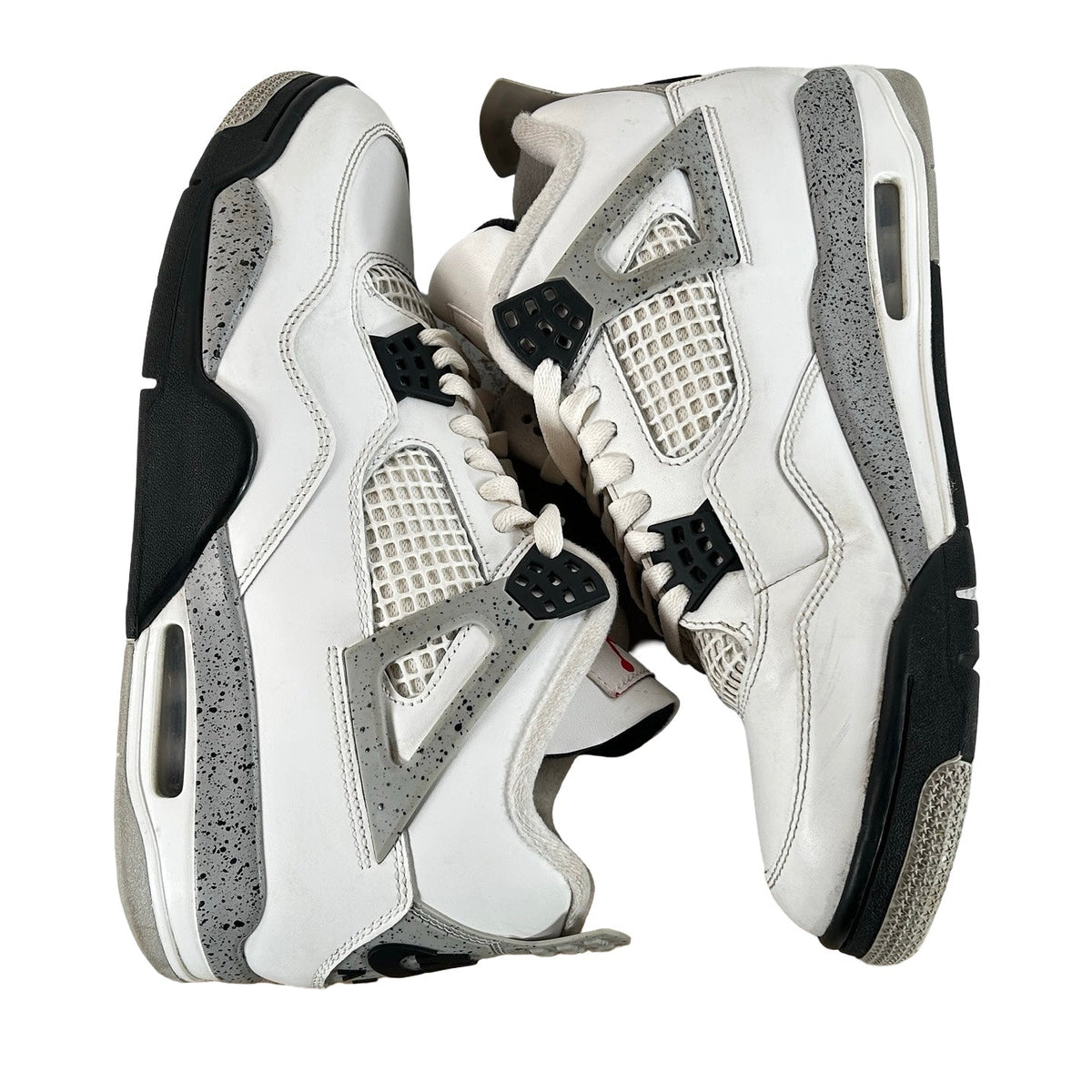 FV5029 100 Jordan 4 Retro White Cement (2025) [USED] - 10 M (Used4) (No Box4)
