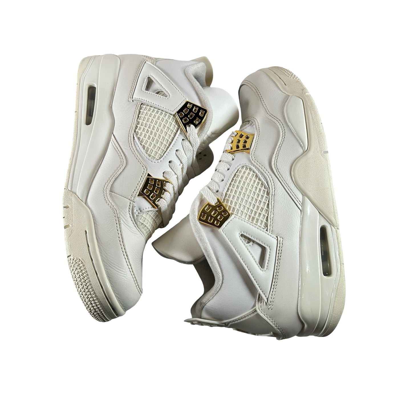AQ9129 170 Jordan 4 Retro Metallic Gold (W) [USED] - 10 W (Used3)