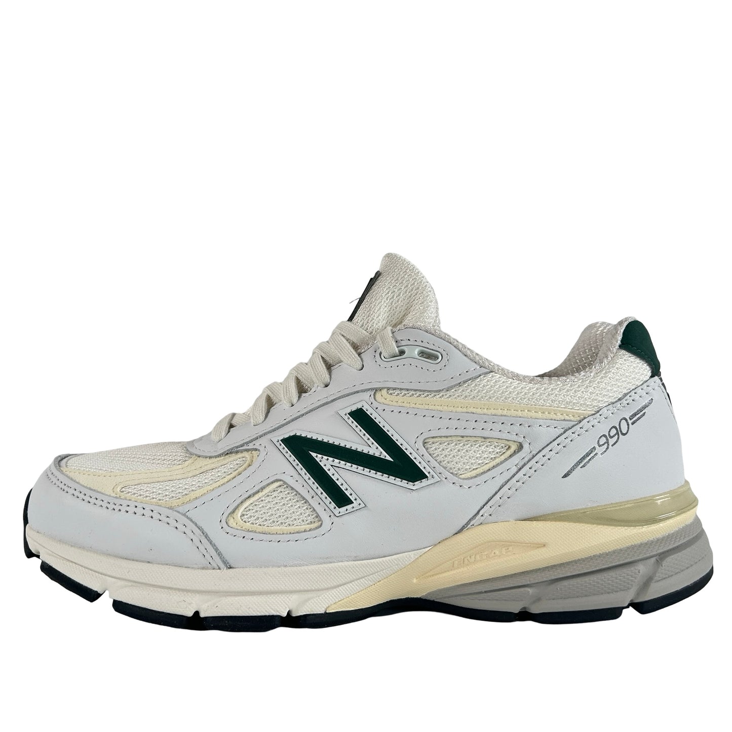 U990TC4 New Balance 990v4 MiUSA White Green [USED] - 8.5 M (Used)