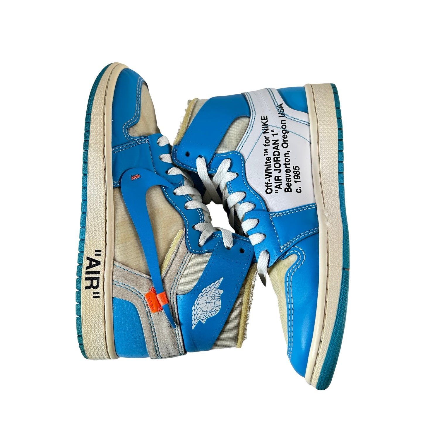 AQ0818 148 Jordan 1 Retro High Off-White UNC [USED] - 6.5 M (Used2)