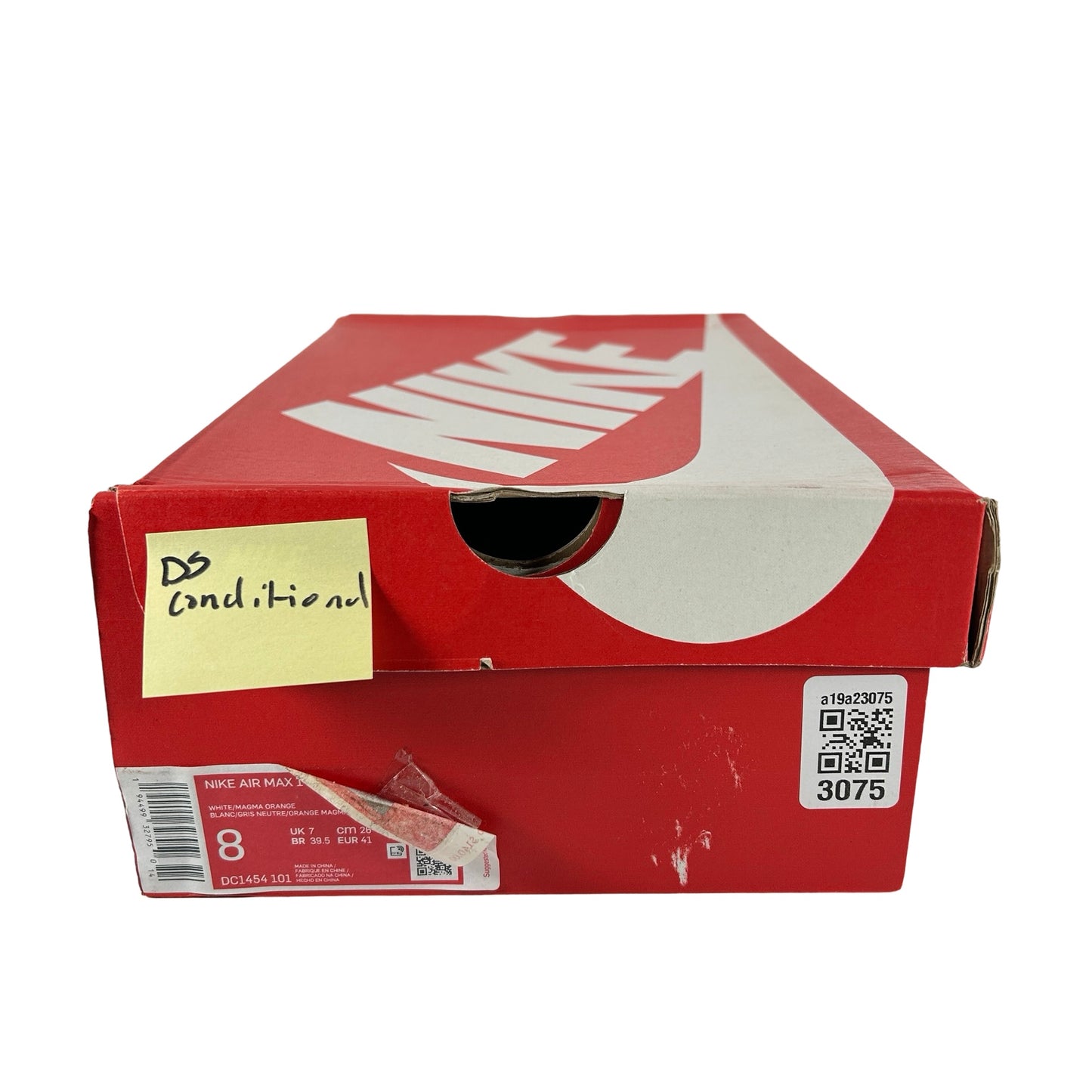 DC1454 101 Nike Air Max 1 Anniversary Orange (2020) [CONDITIONAL] - 8 M (DS) (Yellowing)