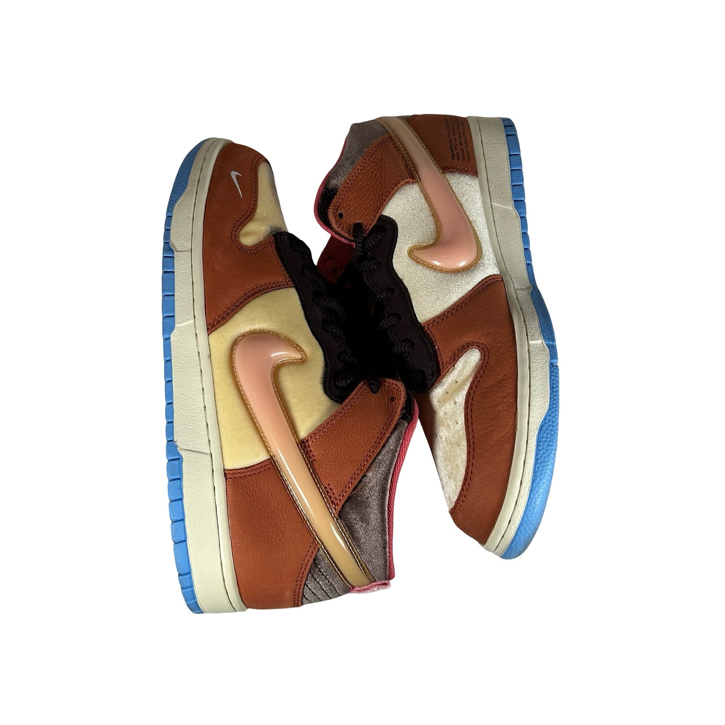 DJ1173 700 Nike Dunk Mid Social Status Free Lunch Chocolate Milk [USED] - 9.5 M (Used) (Replace Box)