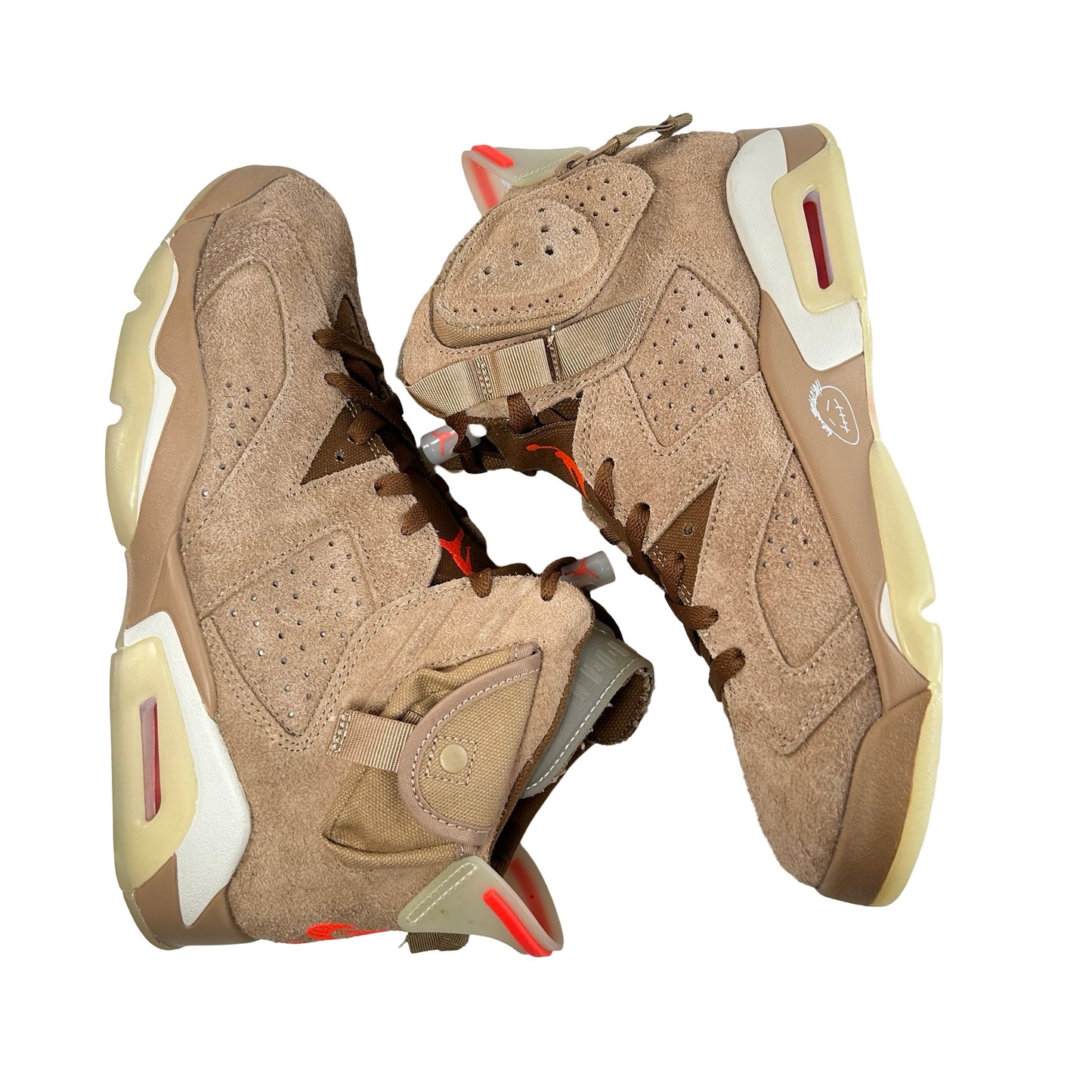 DH0690 200 Jordan 6 Retro Travis Scott British Khaki [USED] - 9 M (Used4)